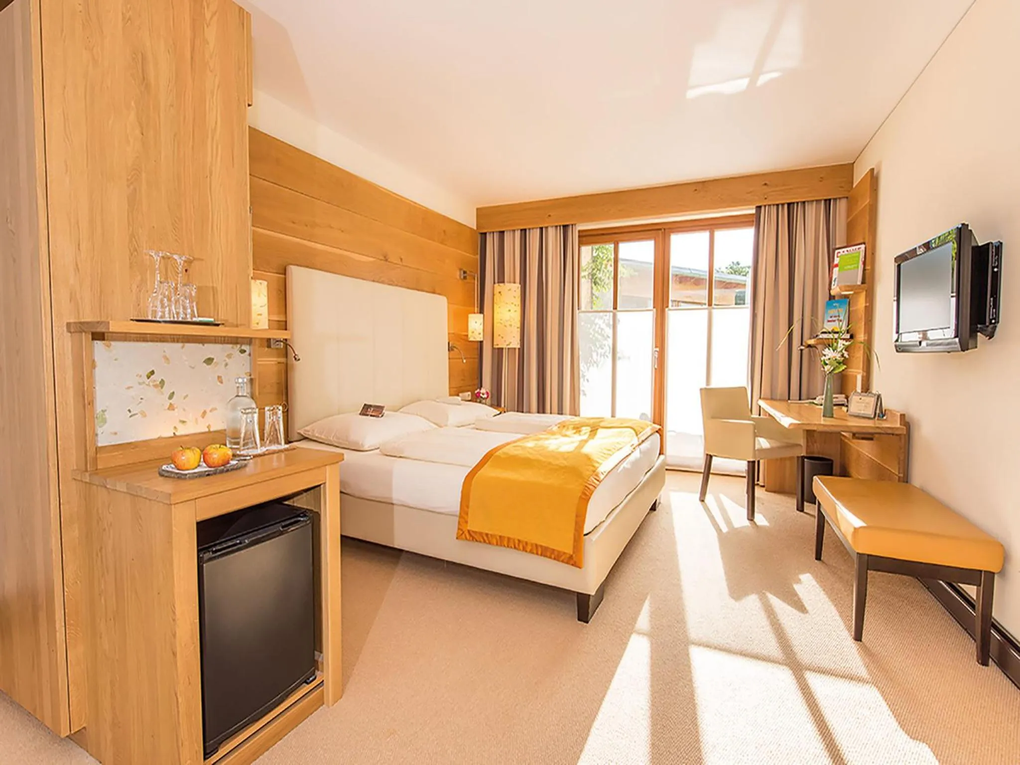 TV and multimedia, Bed in RETTER Bio-Natur-Resort