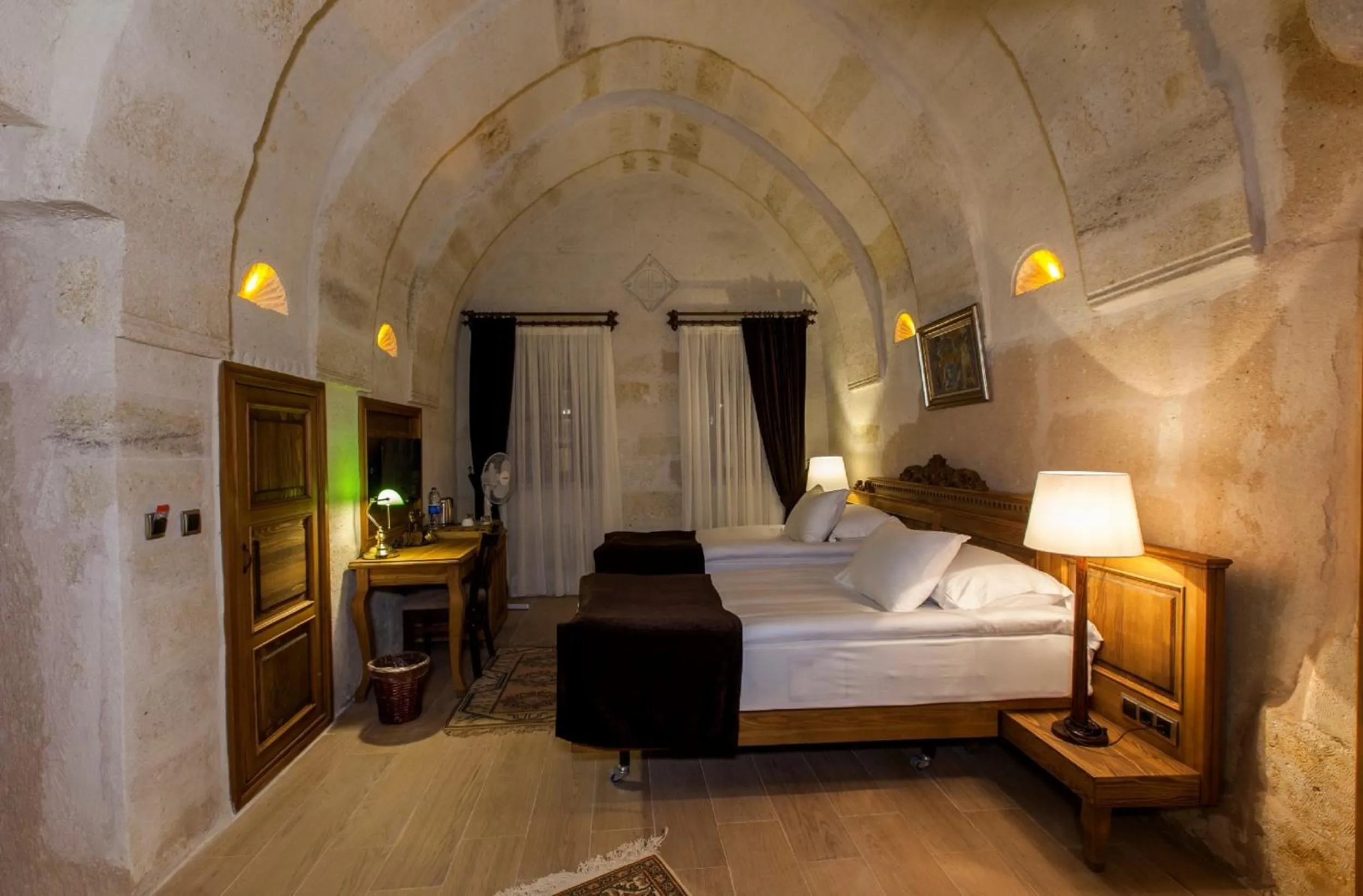 Bed in Utopia Cave Cappadocia
