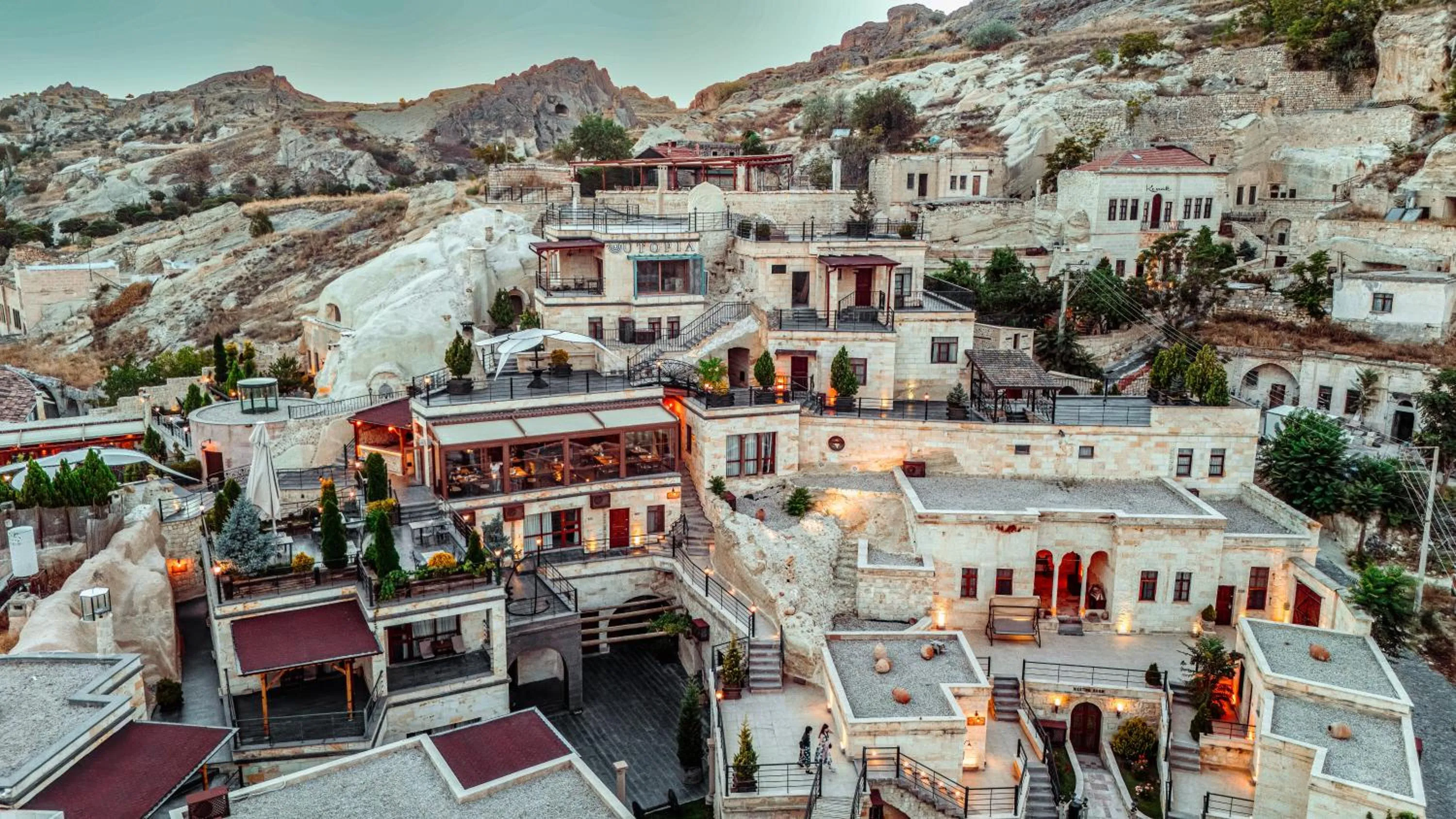 Natural landscape in Utopia Cave Cappadocia