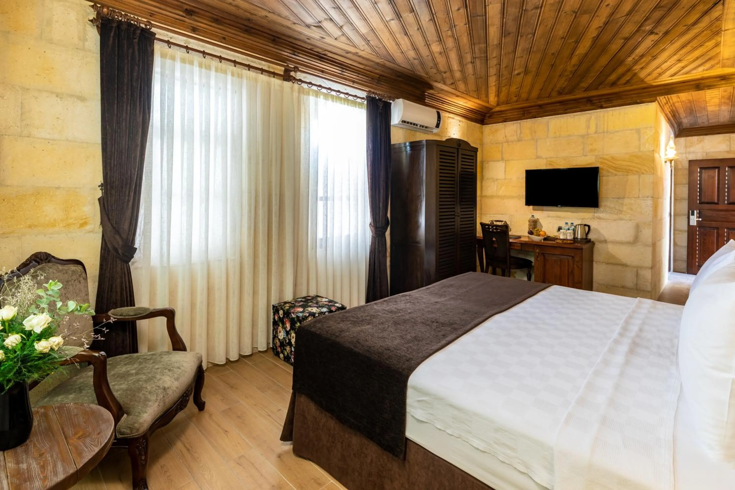 Bed in Utopia Cave Cappadocia