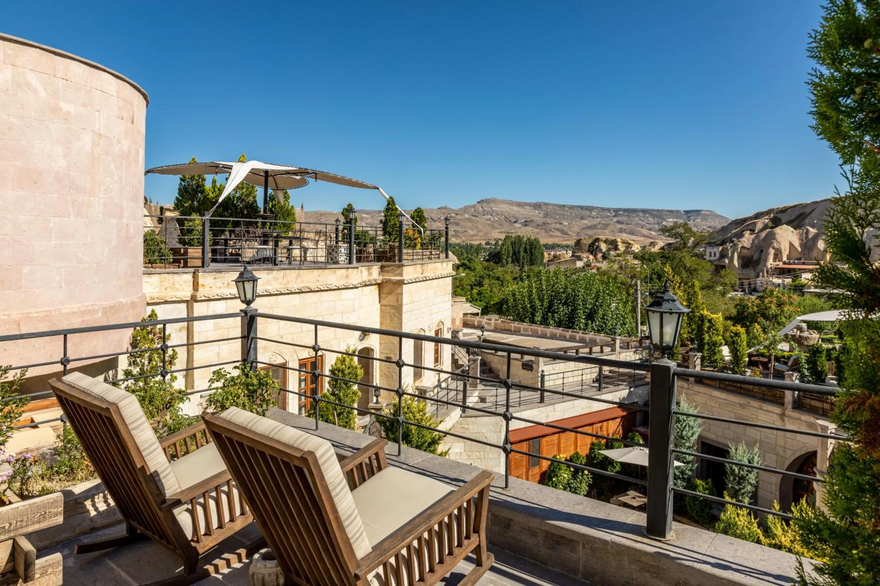Patio in Utopia Cave Cappadocia