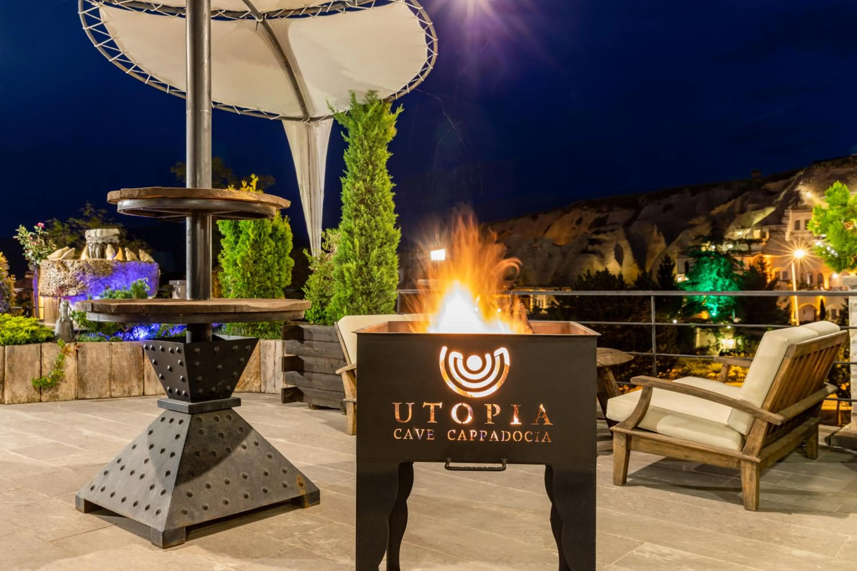 BBQ facilities in Utopia Cave Cappadocia
