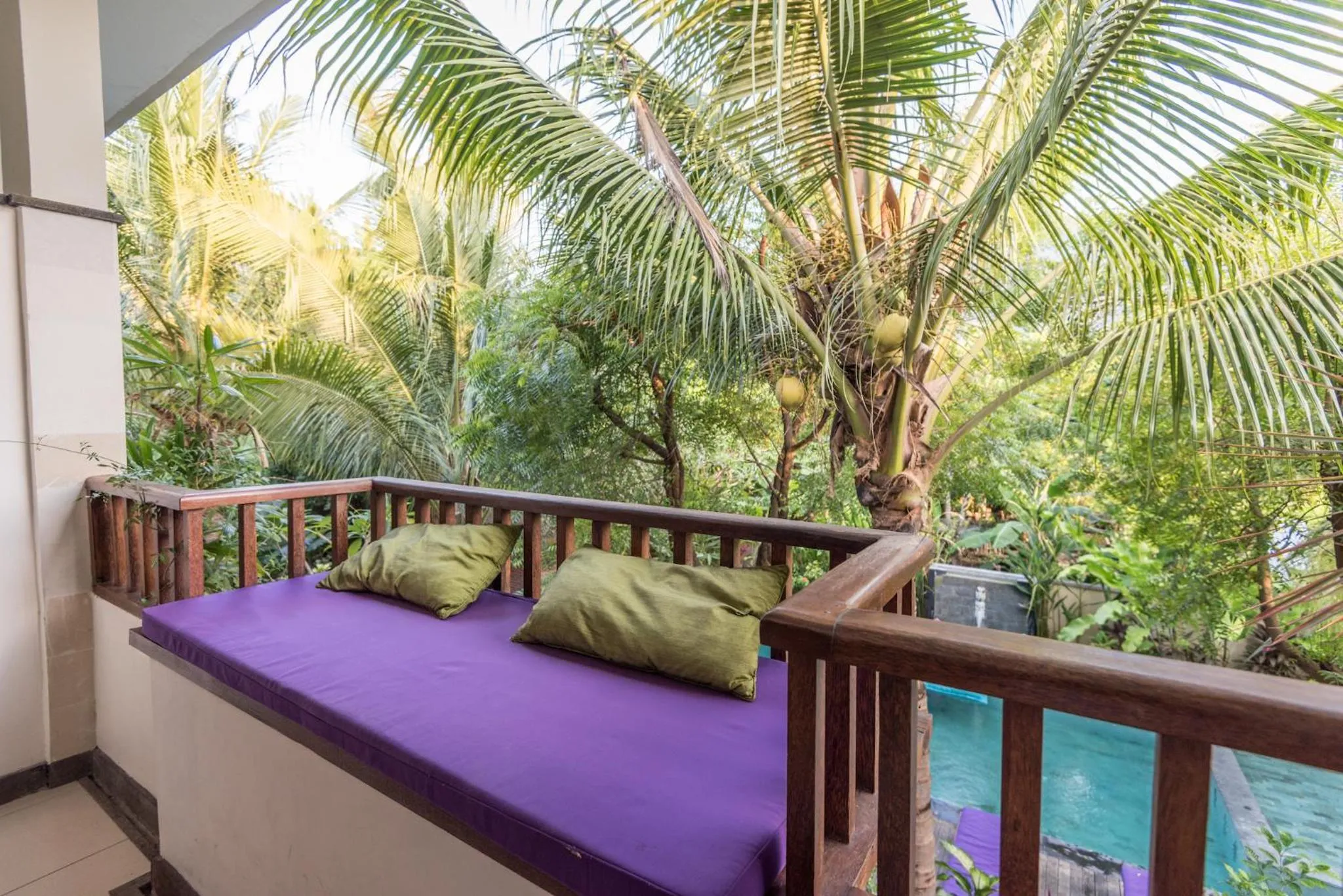 Pool view in Arjuna Homestay