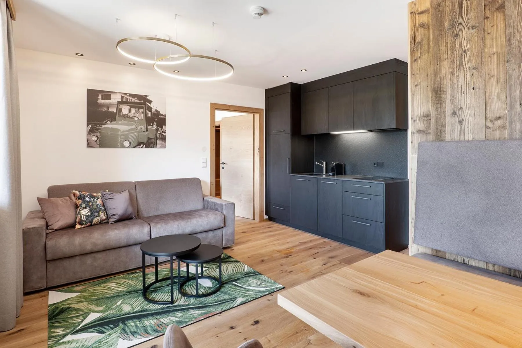 Kitchen or kitchenette in Hotel AlpenSchlössl