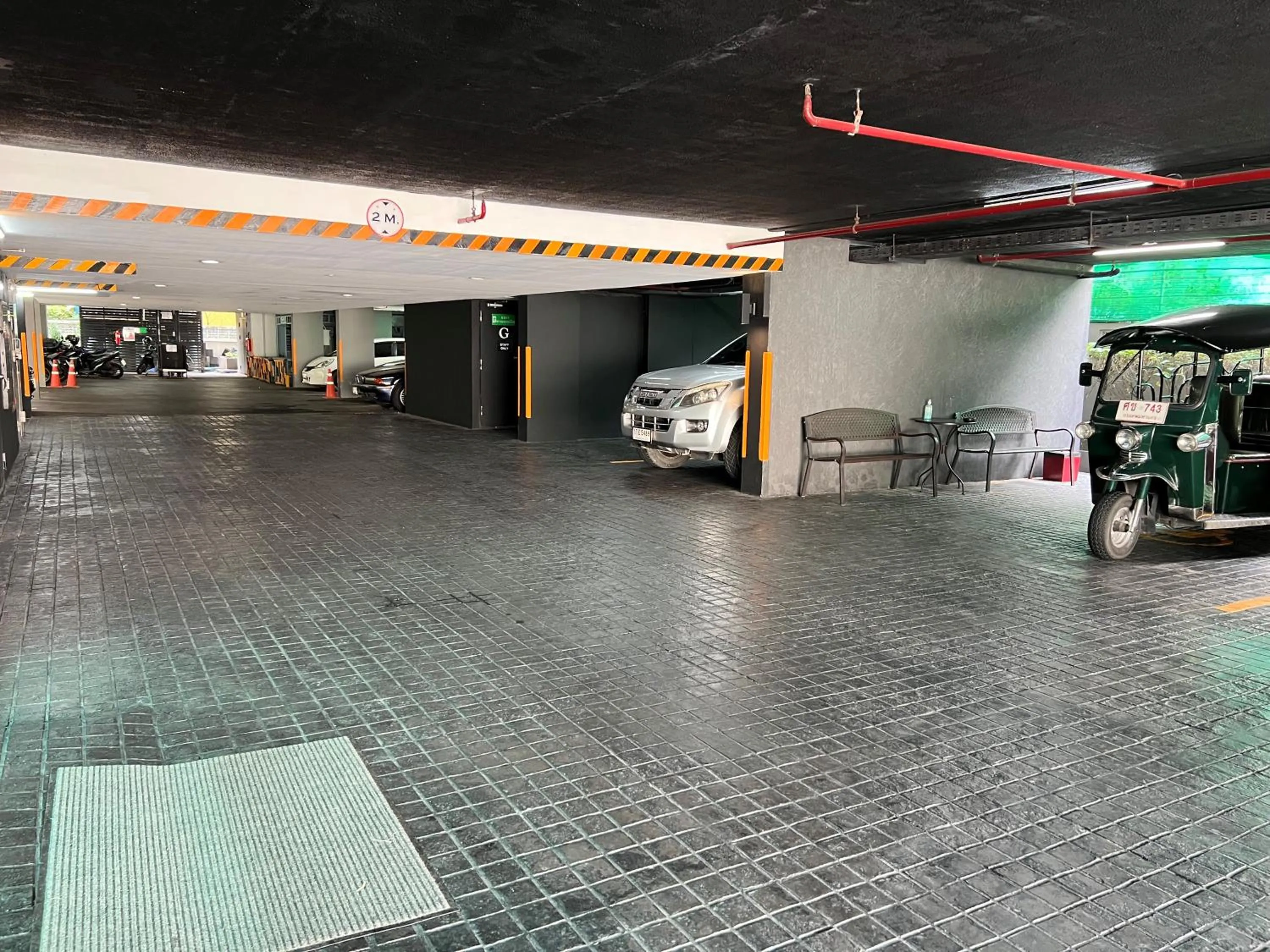 Parking in Maitria Mode Sukhumvit 15 Bangkok - A Chatrium Collection