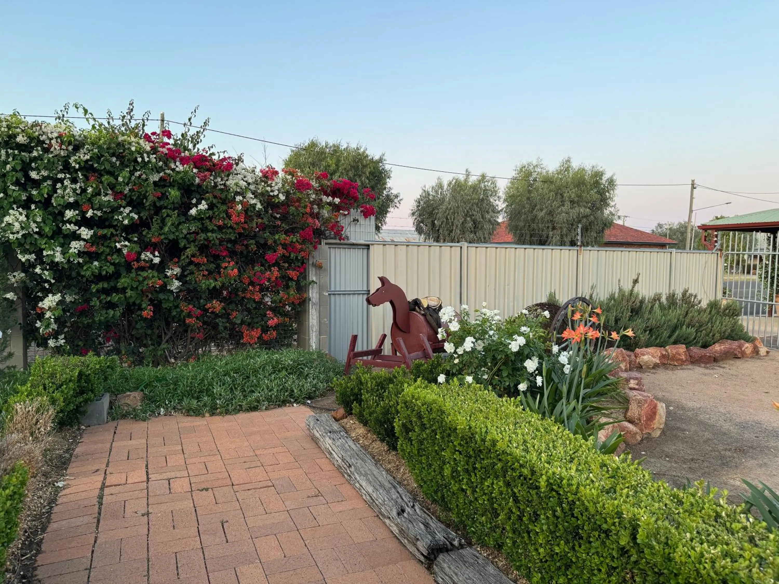 Garden view in Club Boutique Hotel Cunnamulla