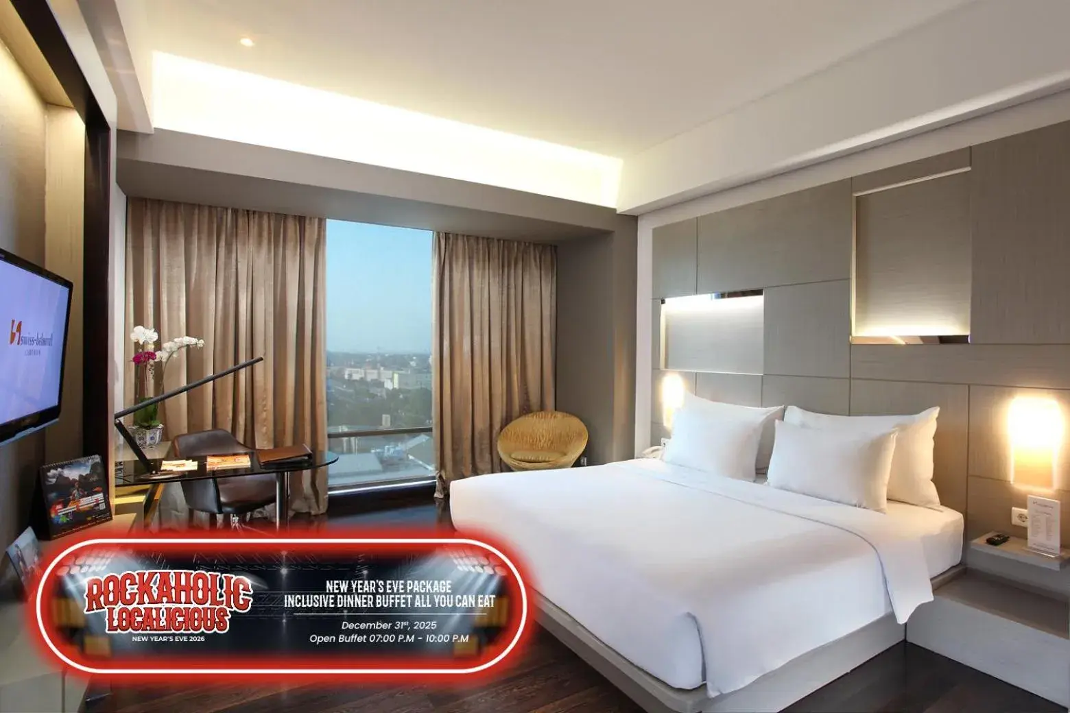Superior Deluxe Double Room in Swiss-Belhotel Cirebon Superior Deluxe Double Room in Swiss-Belhotel Cirebon