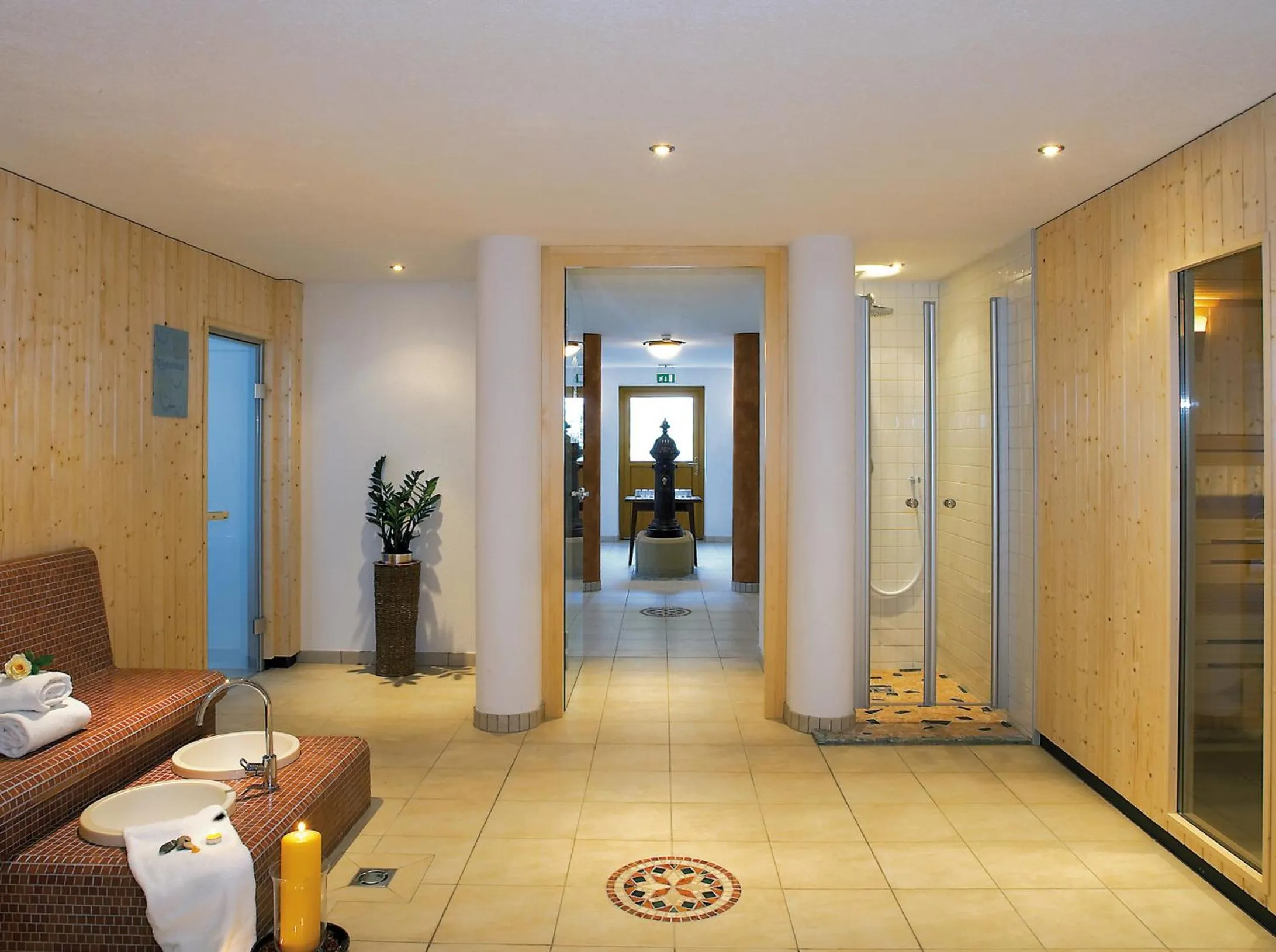 Spa and wellness centre/facilities in Hotel Goldene Rose