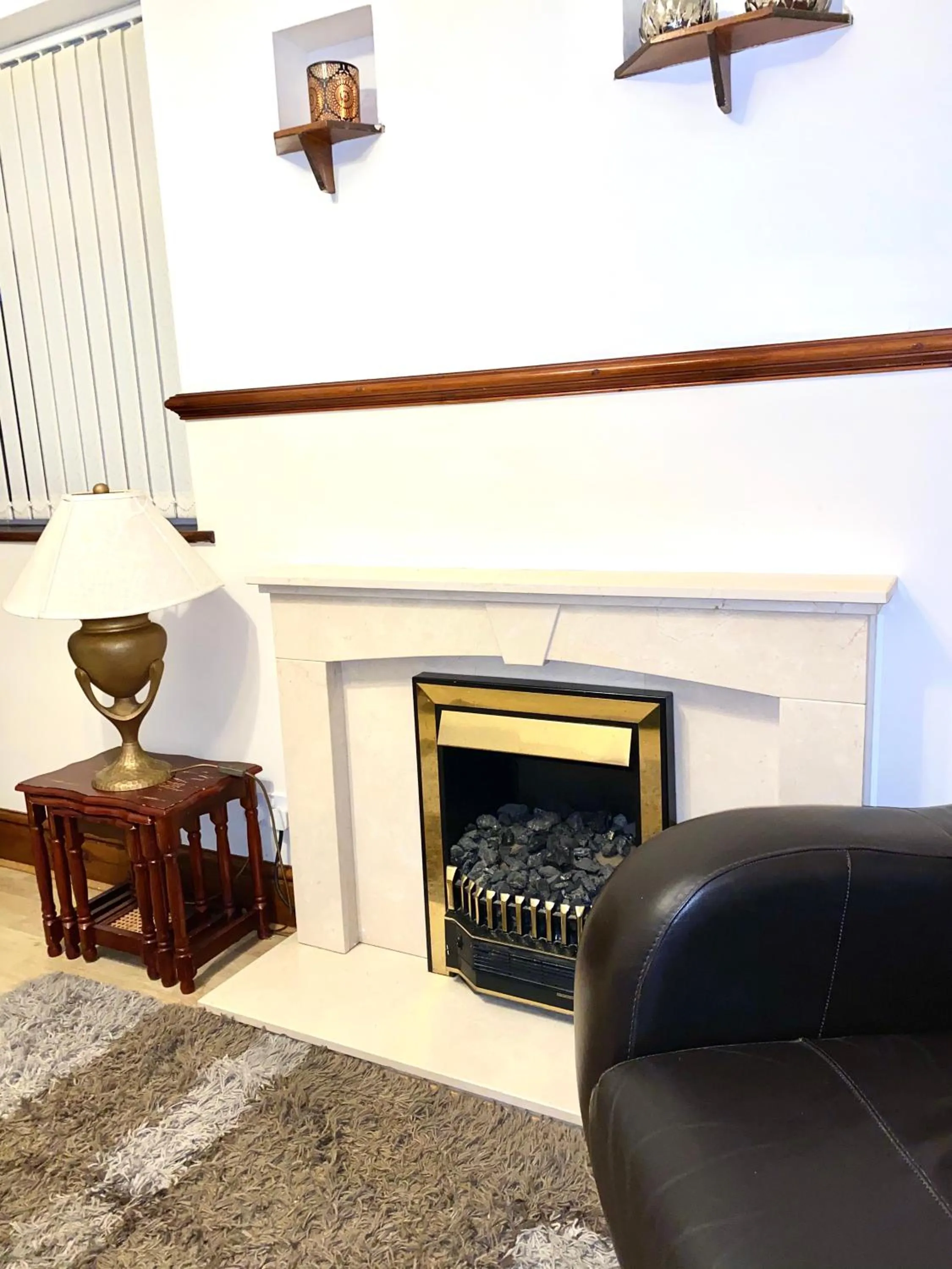 Living room in Seaford Lodge Apartments