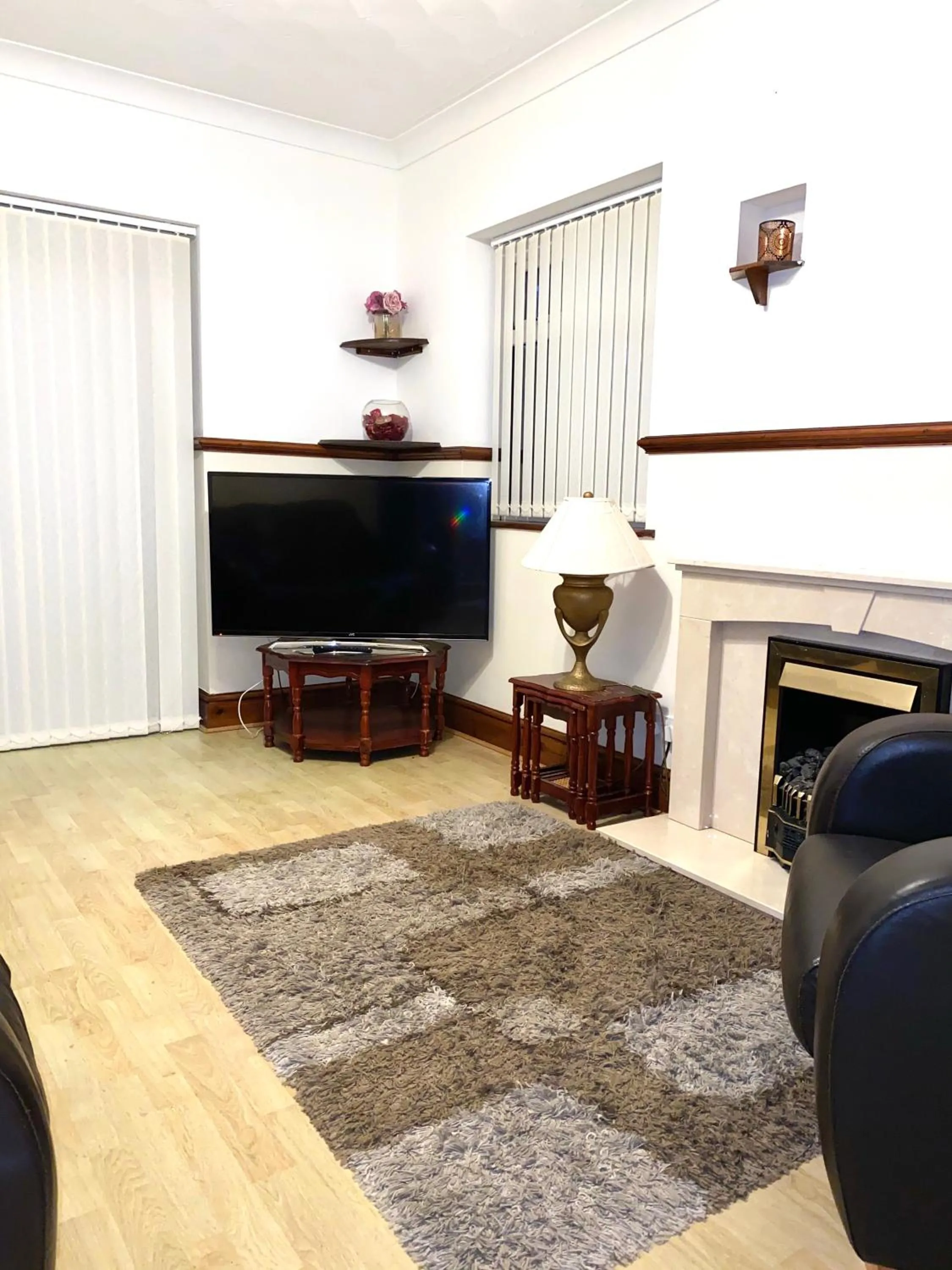 Living room in Seaford Lodge Apartments