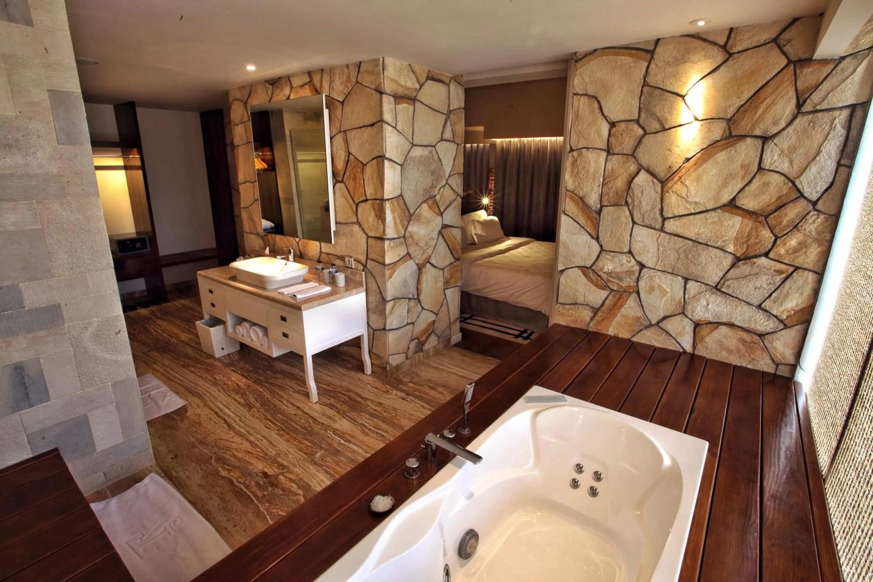 Bathroom in TS SUITES Seminyak Bali