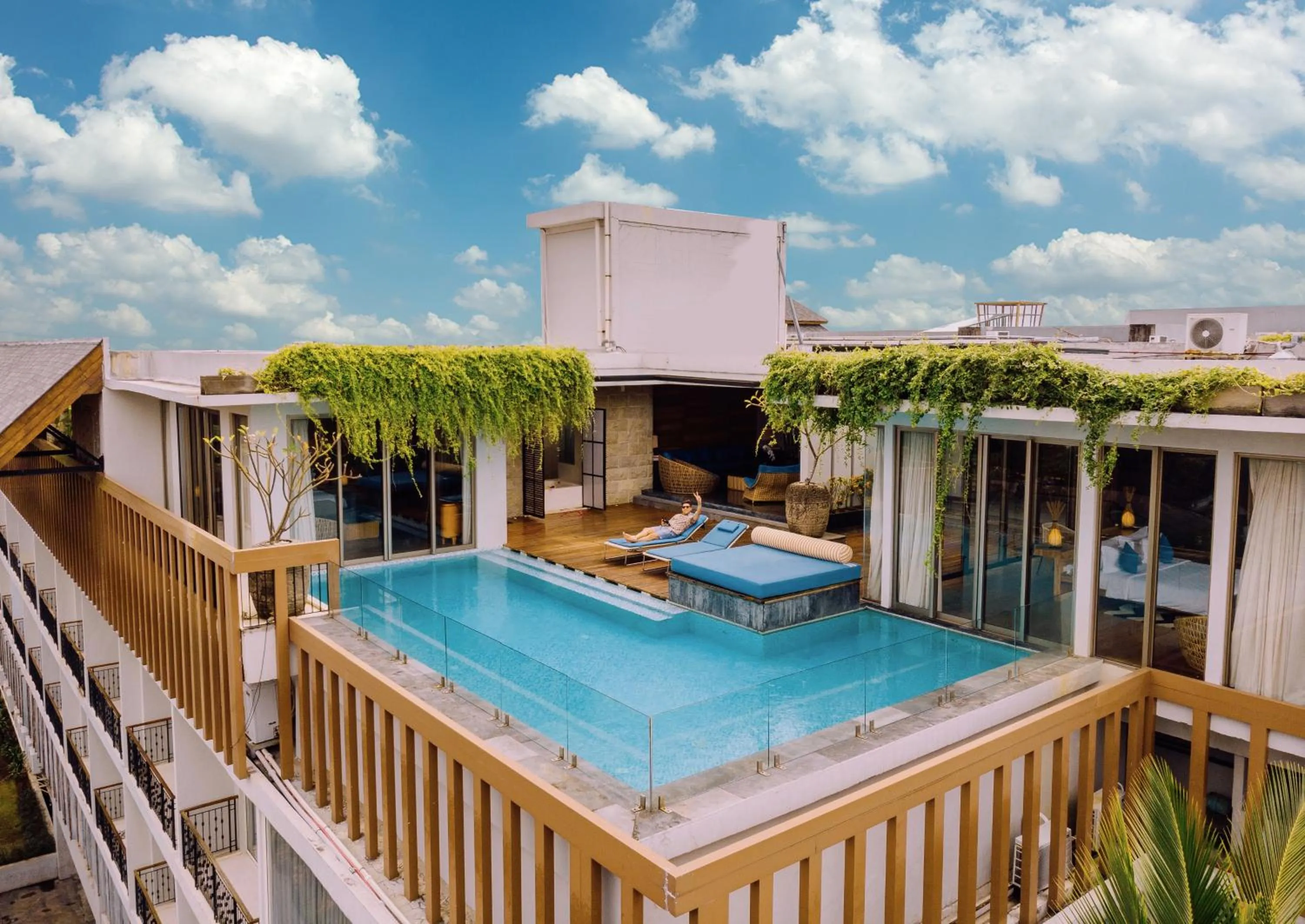 Photo of the whole room in TS SUITES Seminyak Bali