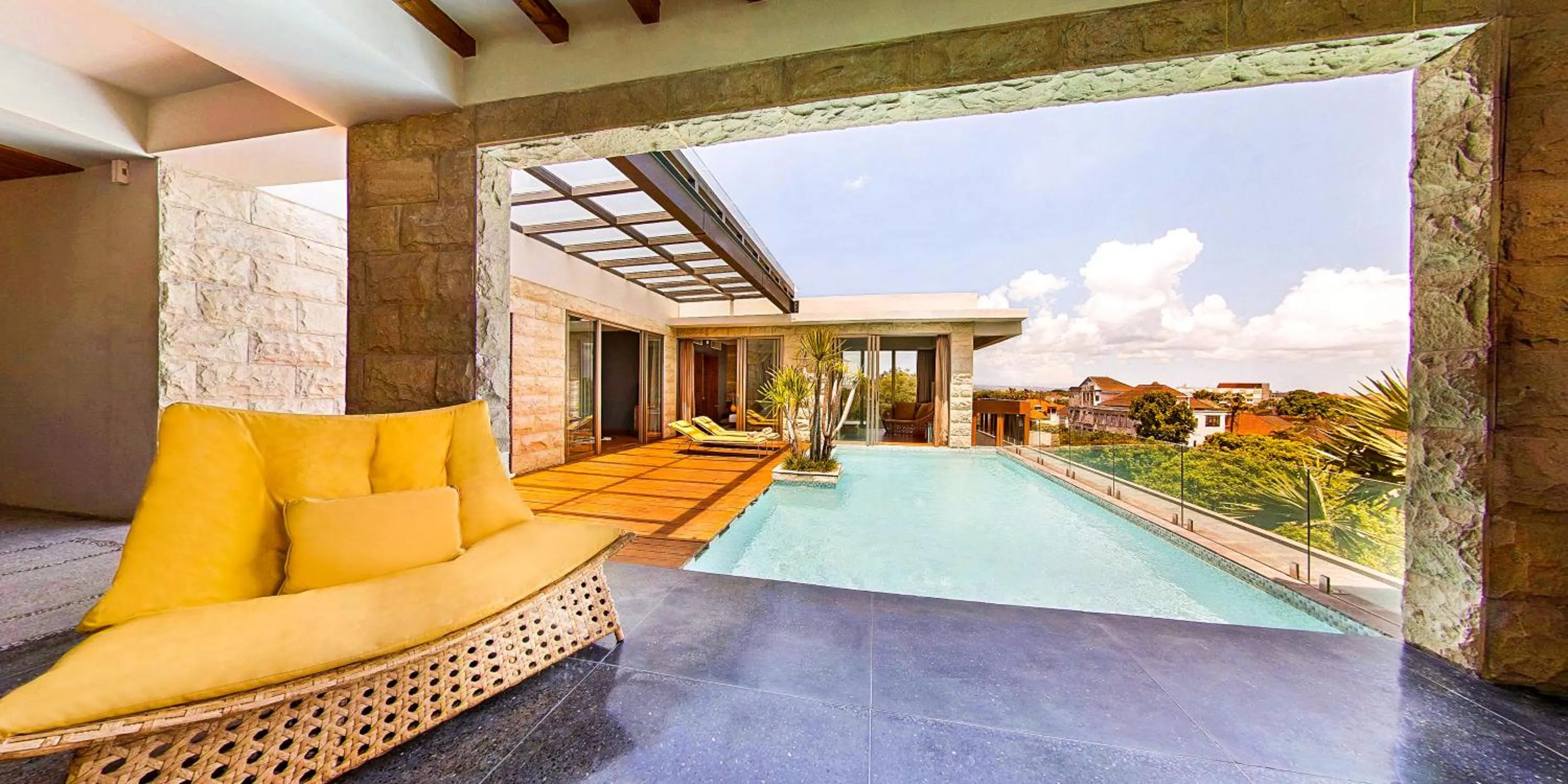 Swimming pool in TS SUITES Seminyak Bali