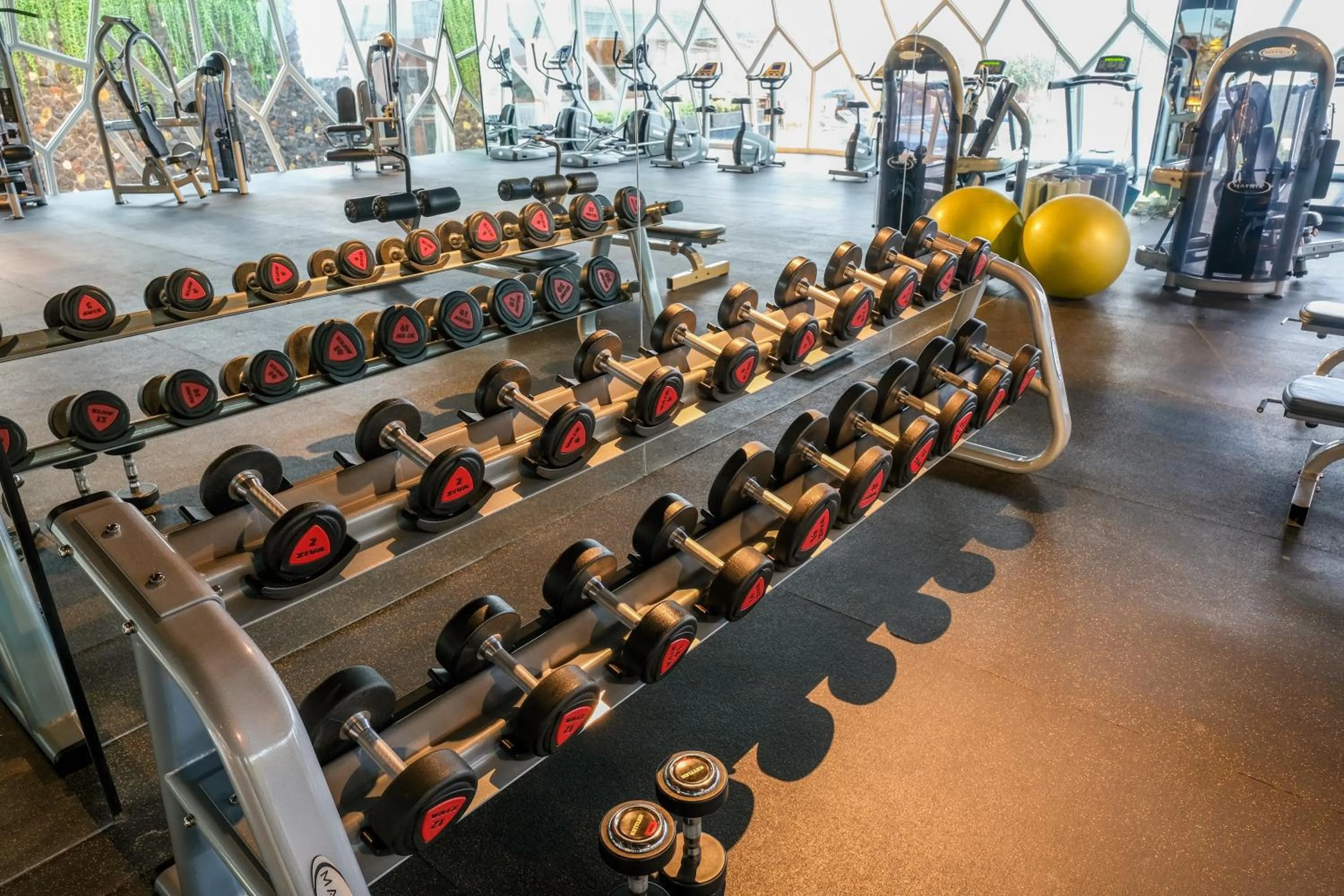 Fitness centre/facilities in TS SUITES Seminyak Bali