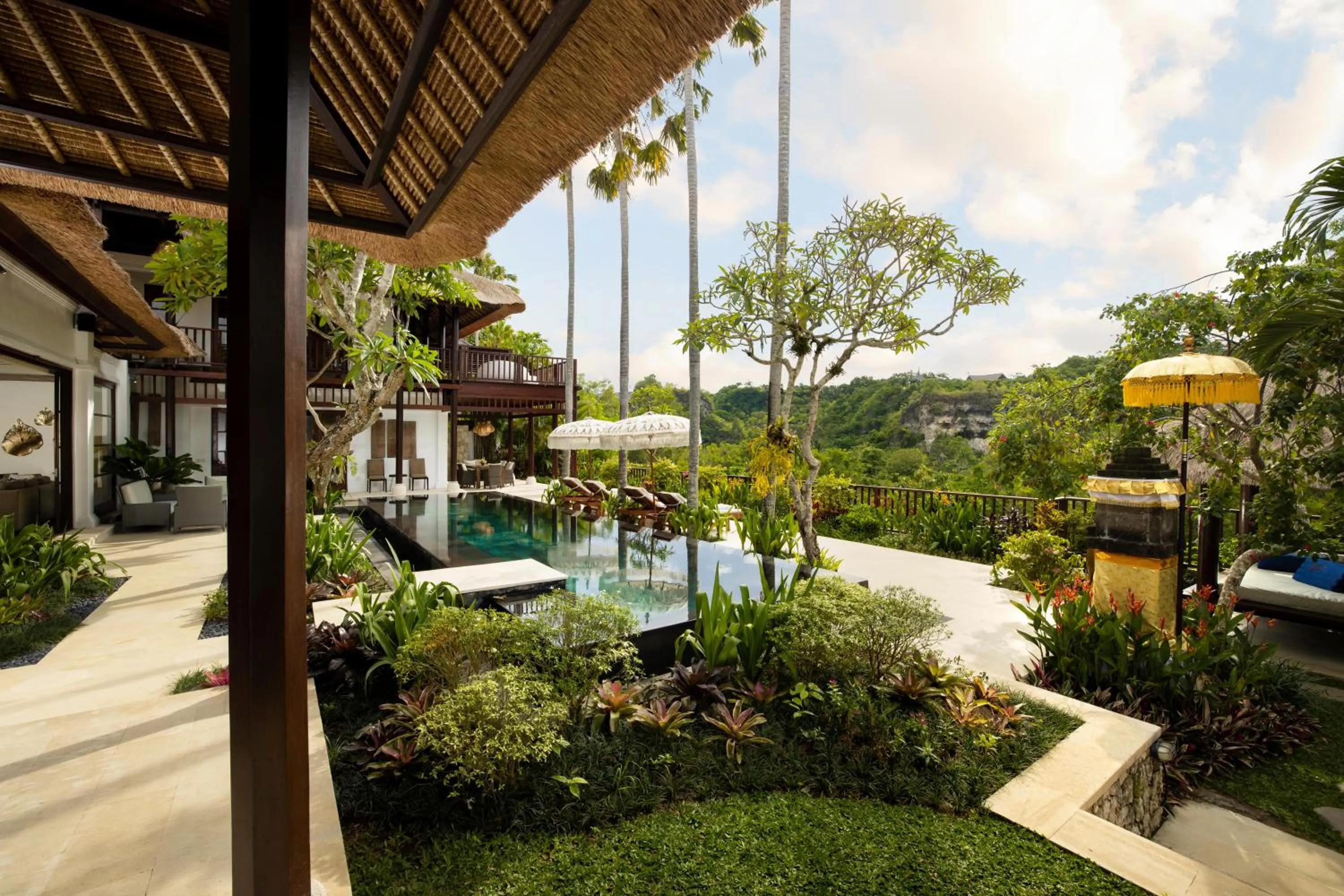 Pool view in Jimbaran Beach Villas by Nakula