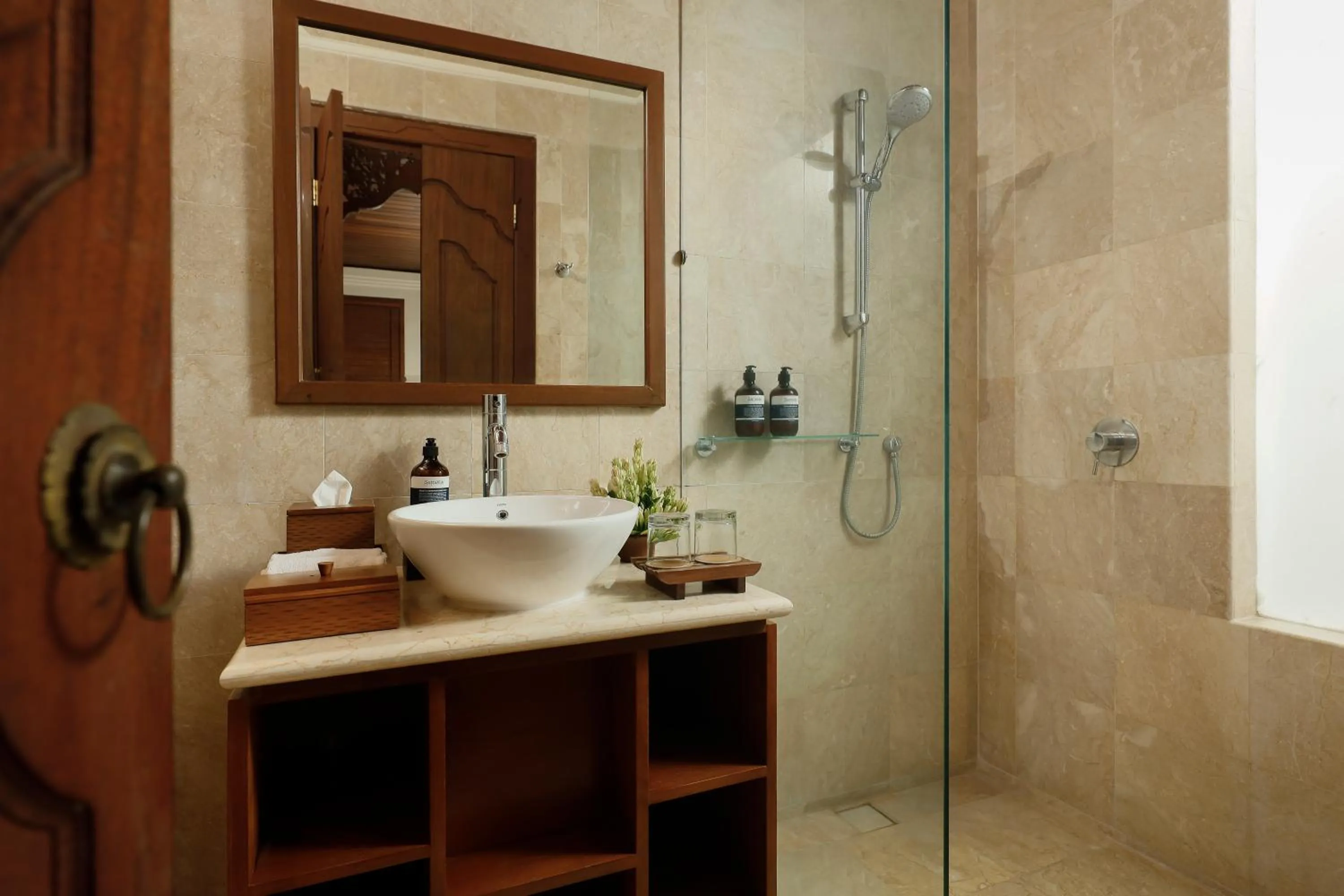 Bathroom in Jimbaran Beach Villas by Nakula