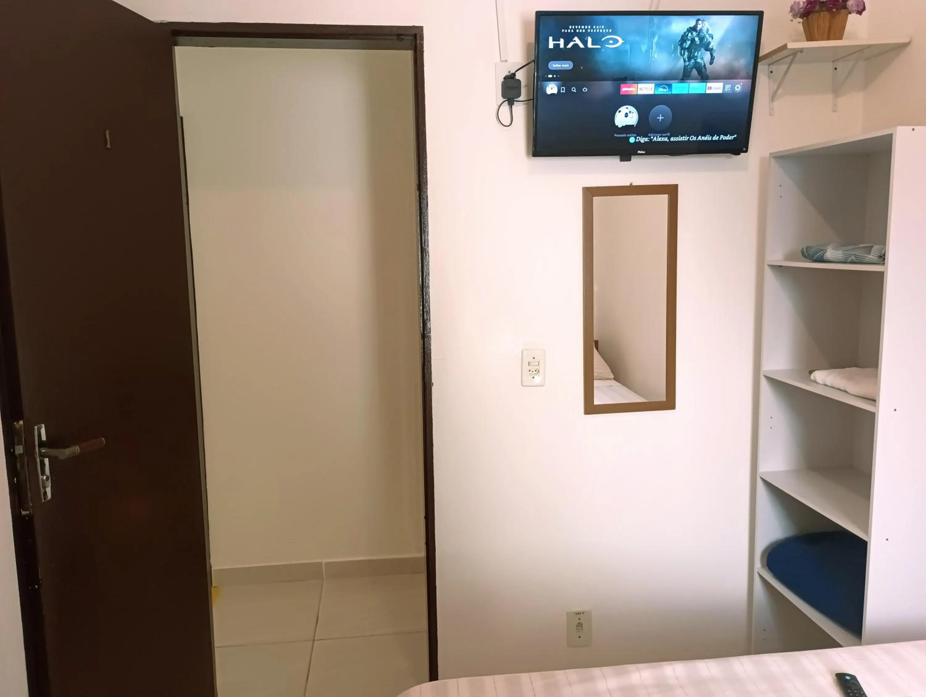 Bed in Pousada Executiva SolRiso Aeroporto Florianópolis