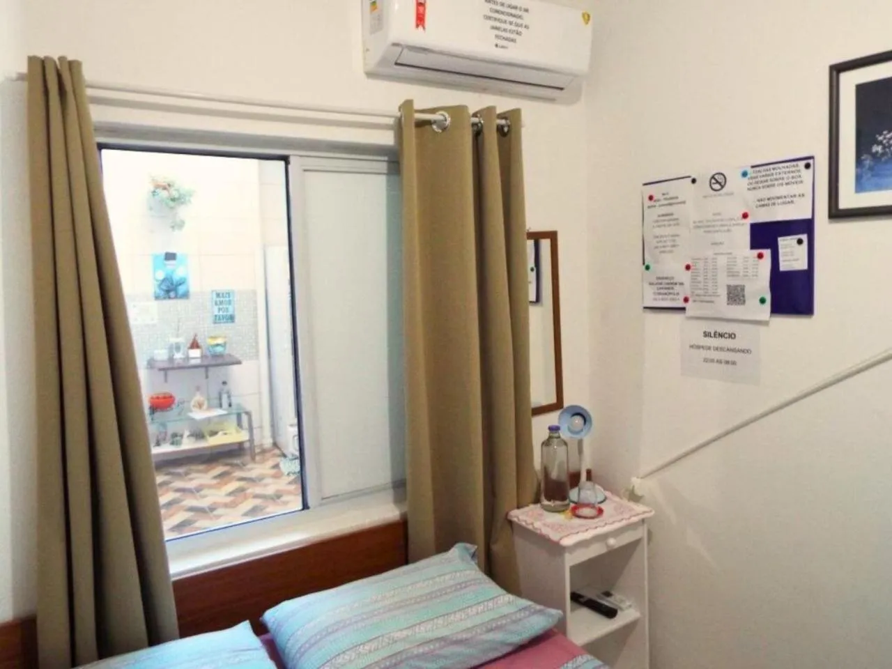 Bed in Pousada Executiva SolRiso Aeroporto Florianópolis