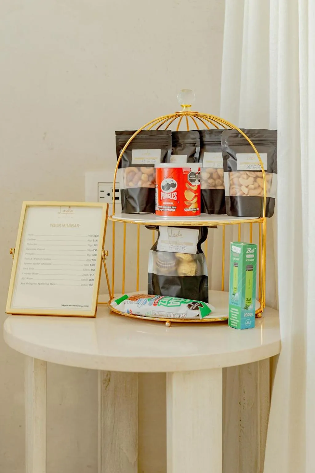 minibar in Layla Tulum - Adults Only