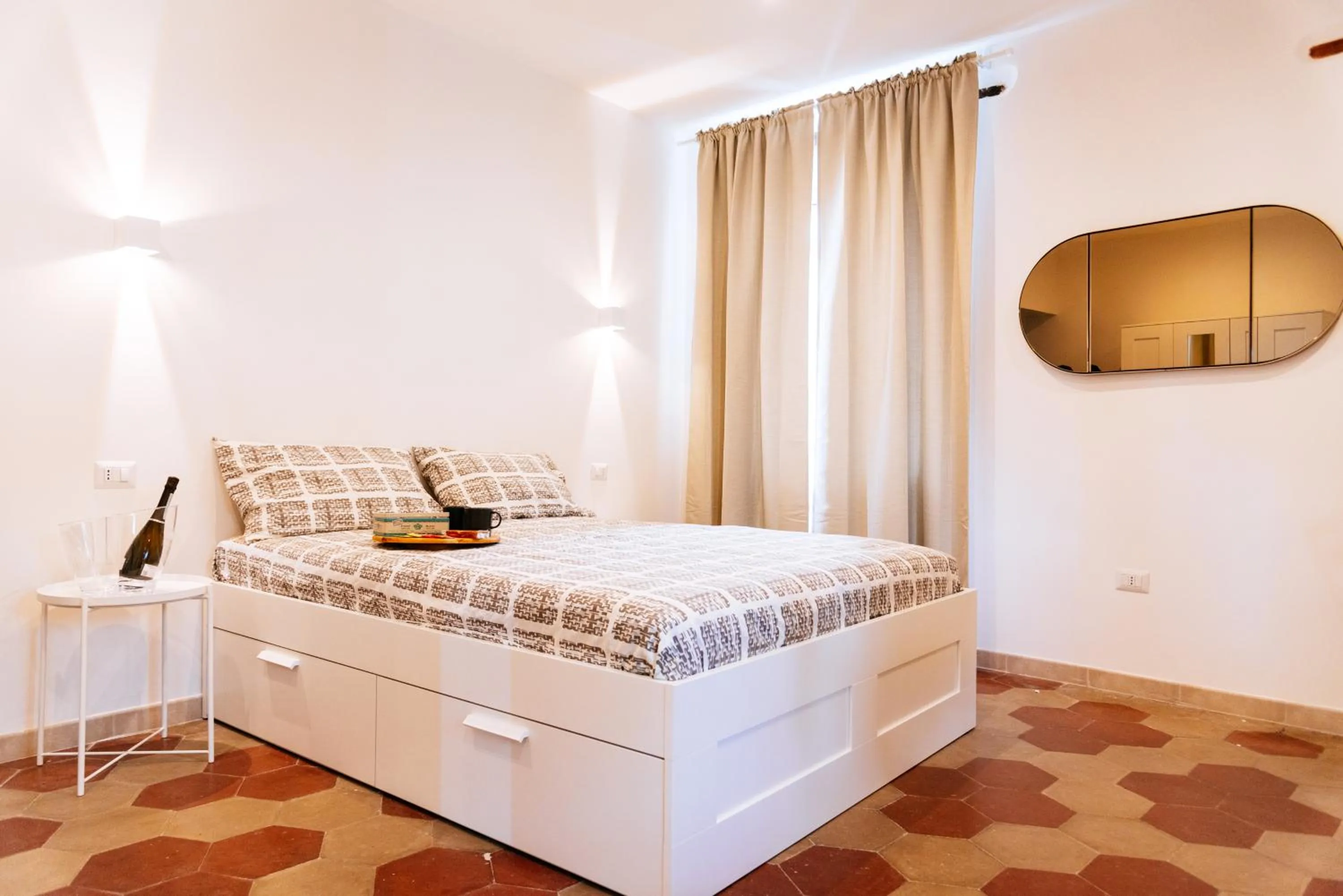 Bedroom, Bed in Casa Aragona b&b