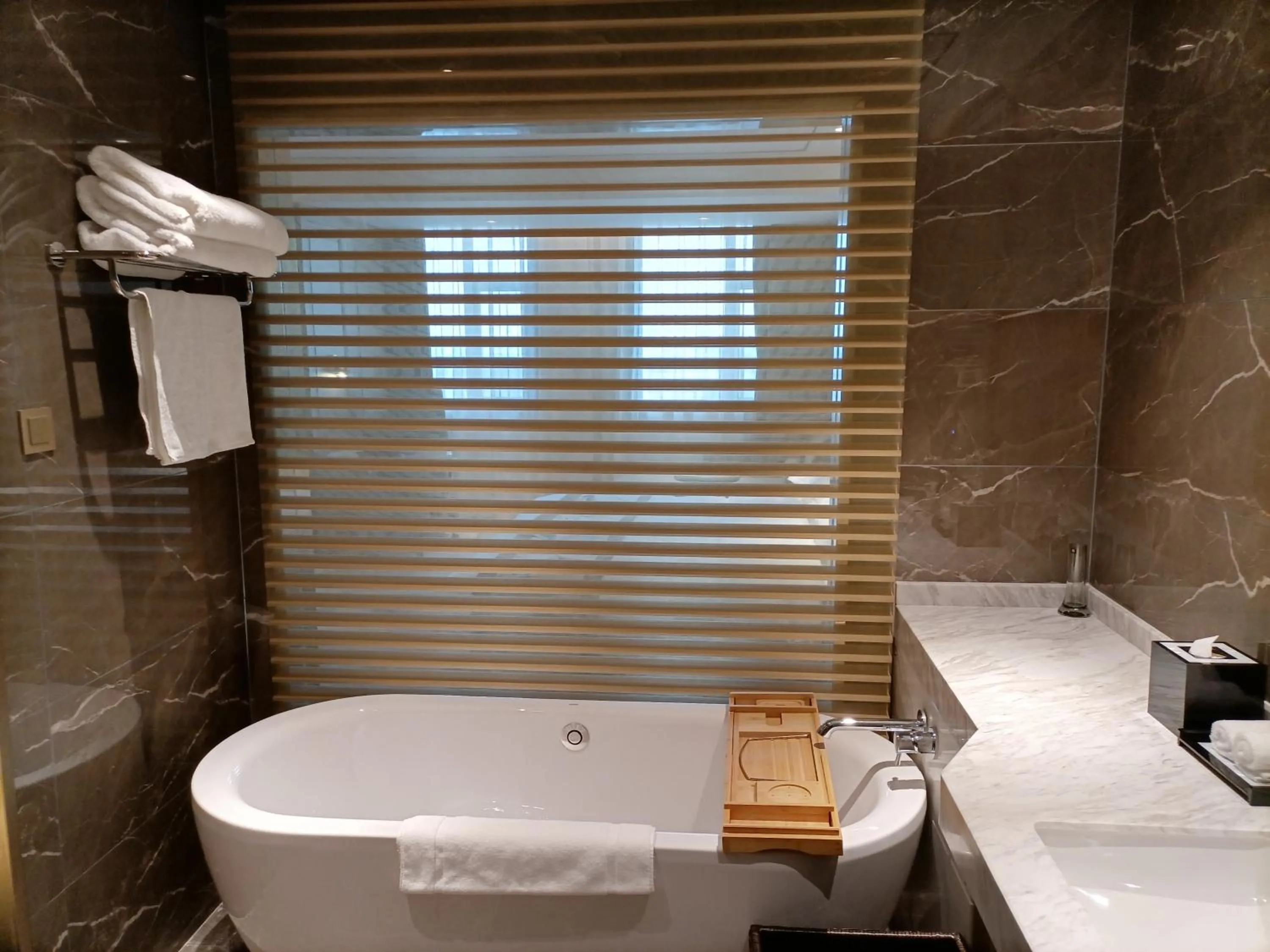 Bathroom in Baoying Jinling Hotel