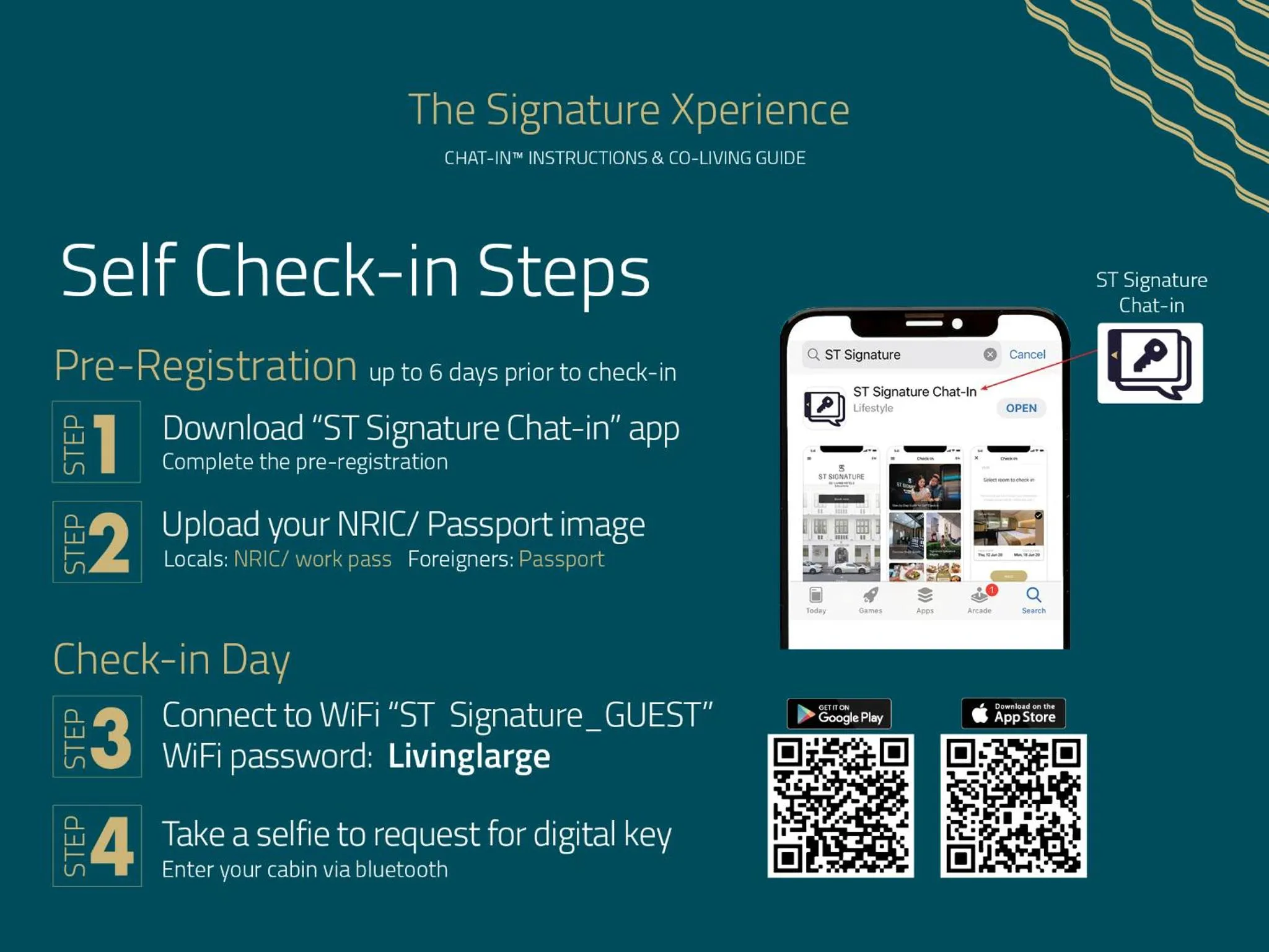 Logo/Certificate/Sign in ST Signature Bugis Beach, DAYUSE, 8-9 Hours, check in 8AM or 11AM