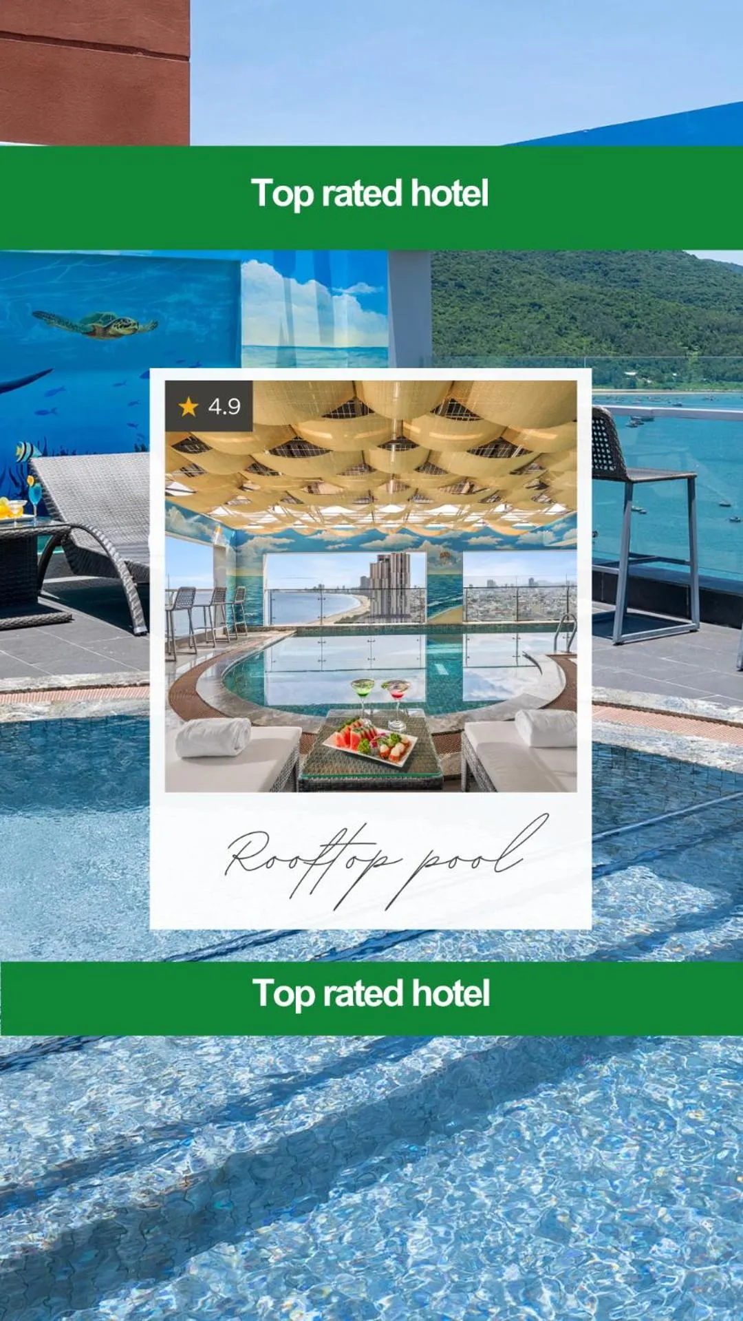 Swimming pool in Nguyen Gia Hotel