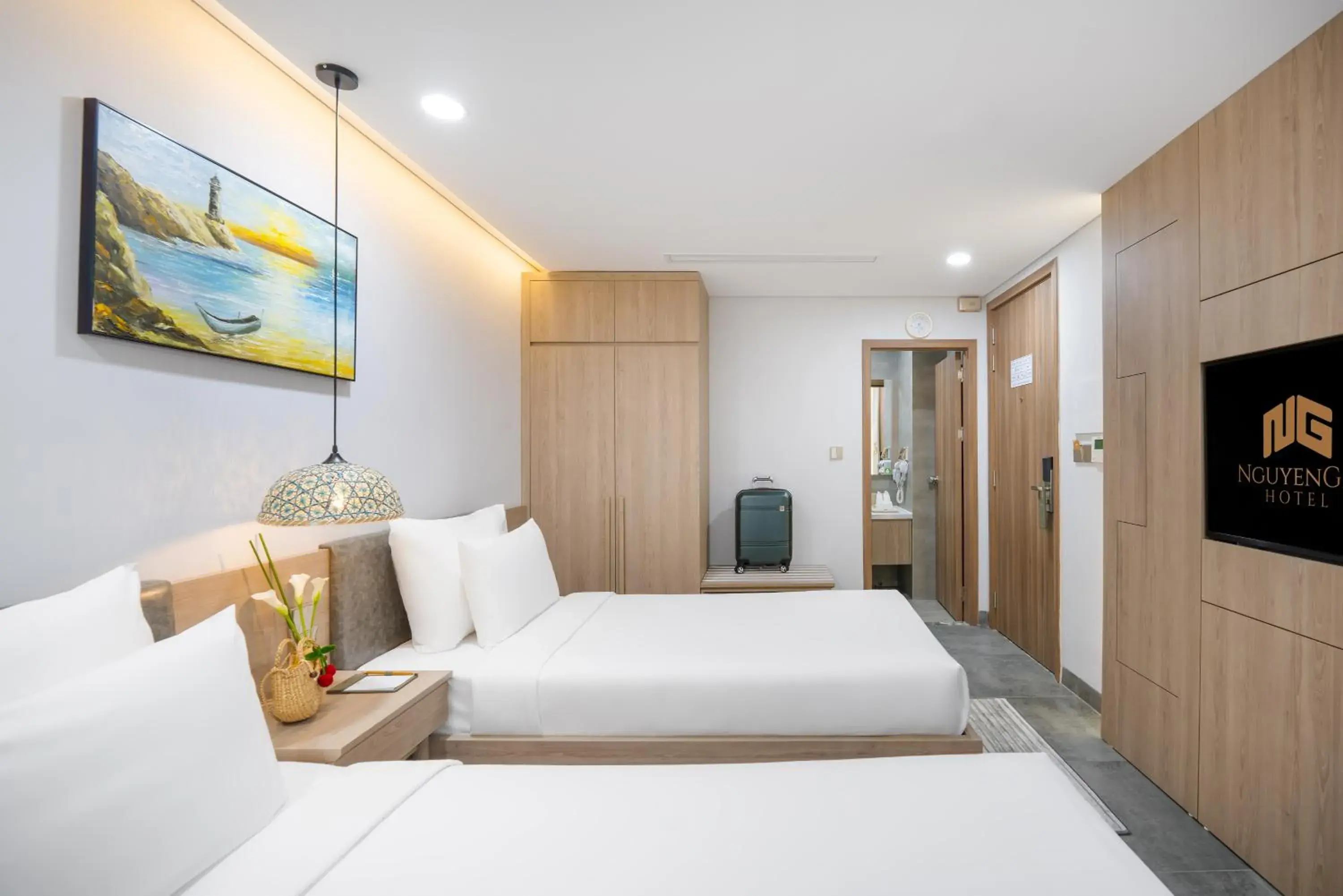 Superior Twin No Window in Nguyen Gia Hotel Superior Twin No Window in Nguyen Gia Hotel