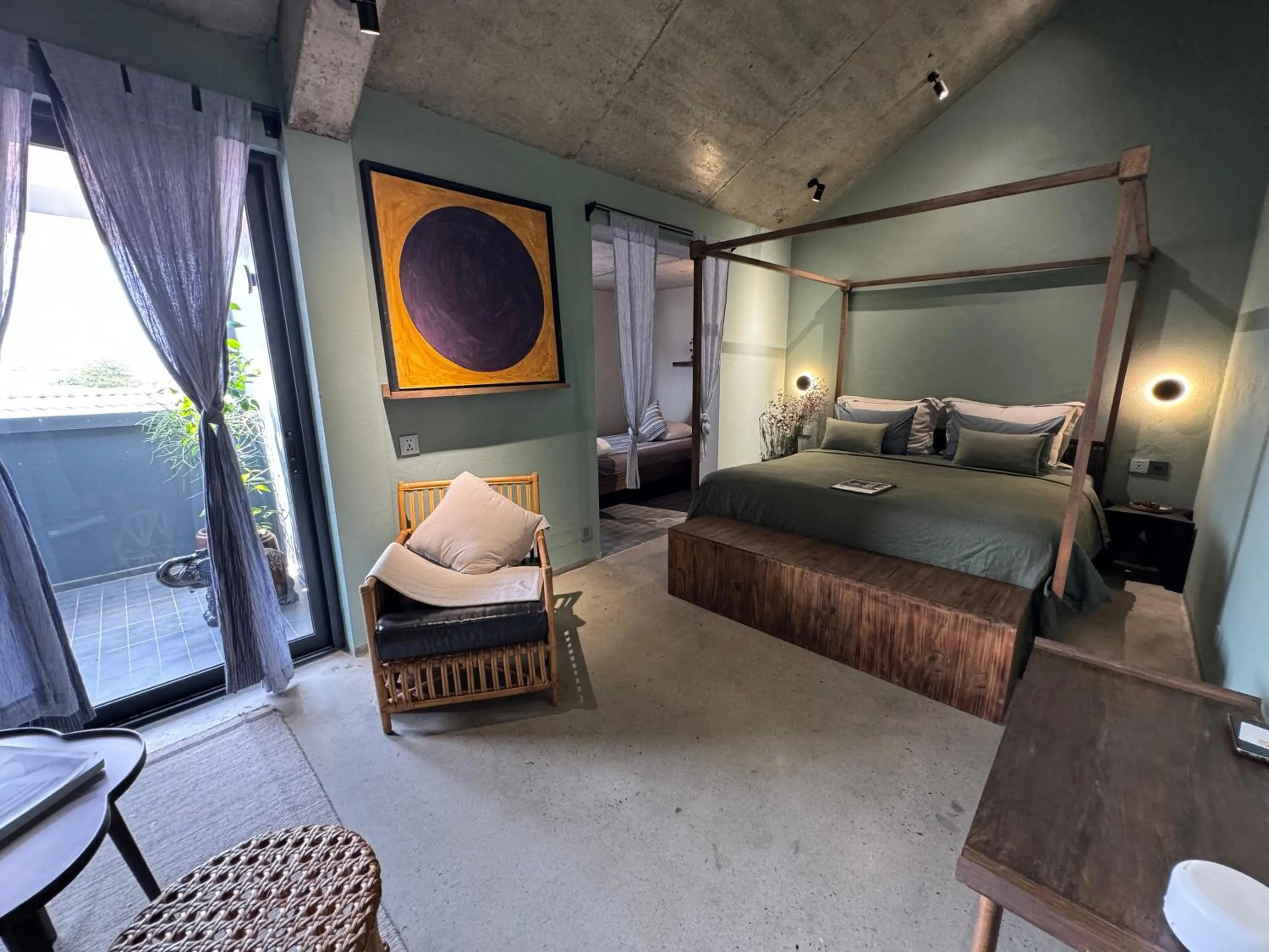 Decorative detail, Bed in Kaia Gallery Hotel Hoi An