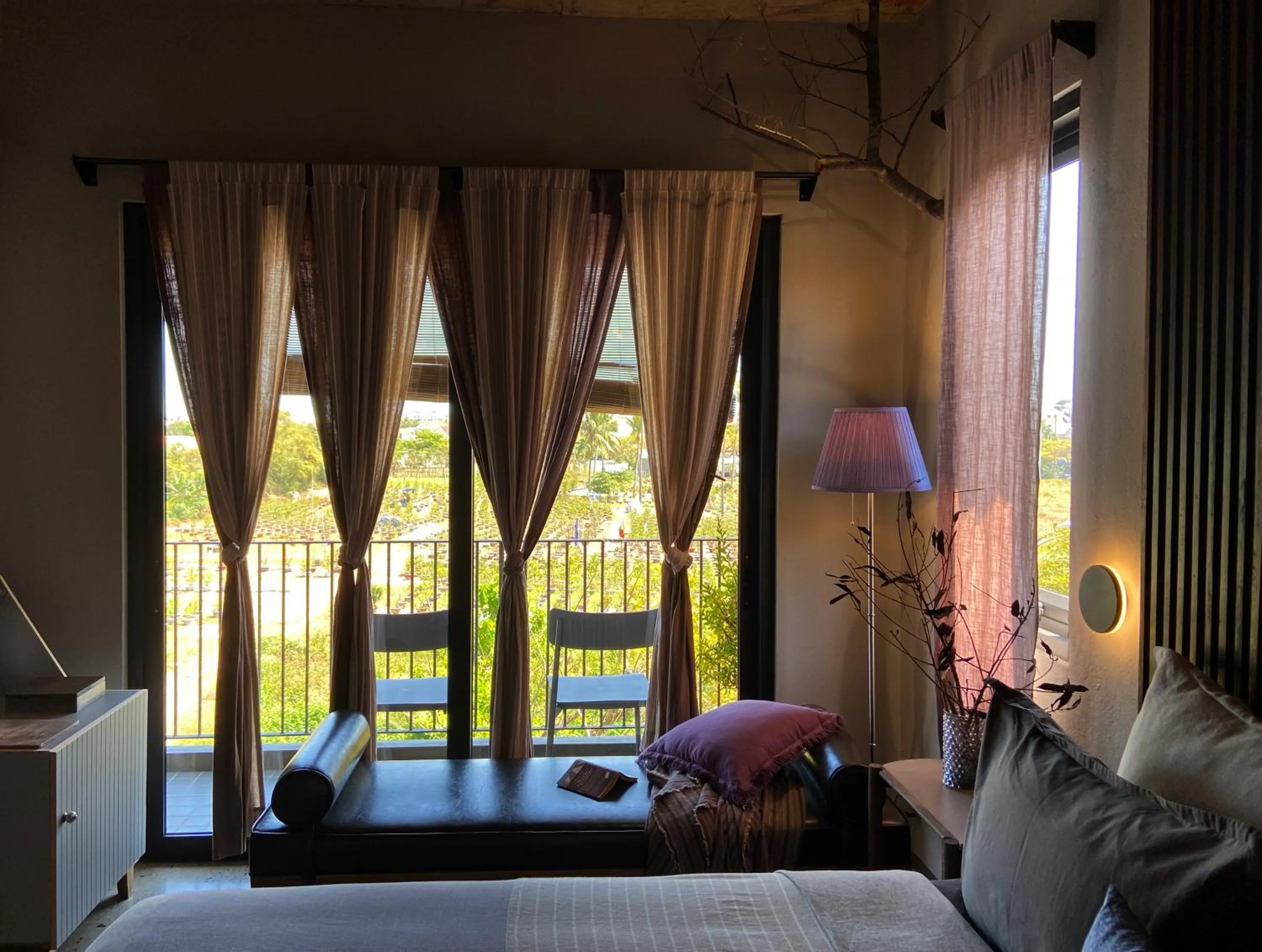 View (from property/room), Bed in Kaia Gallery Hotel Hoi An