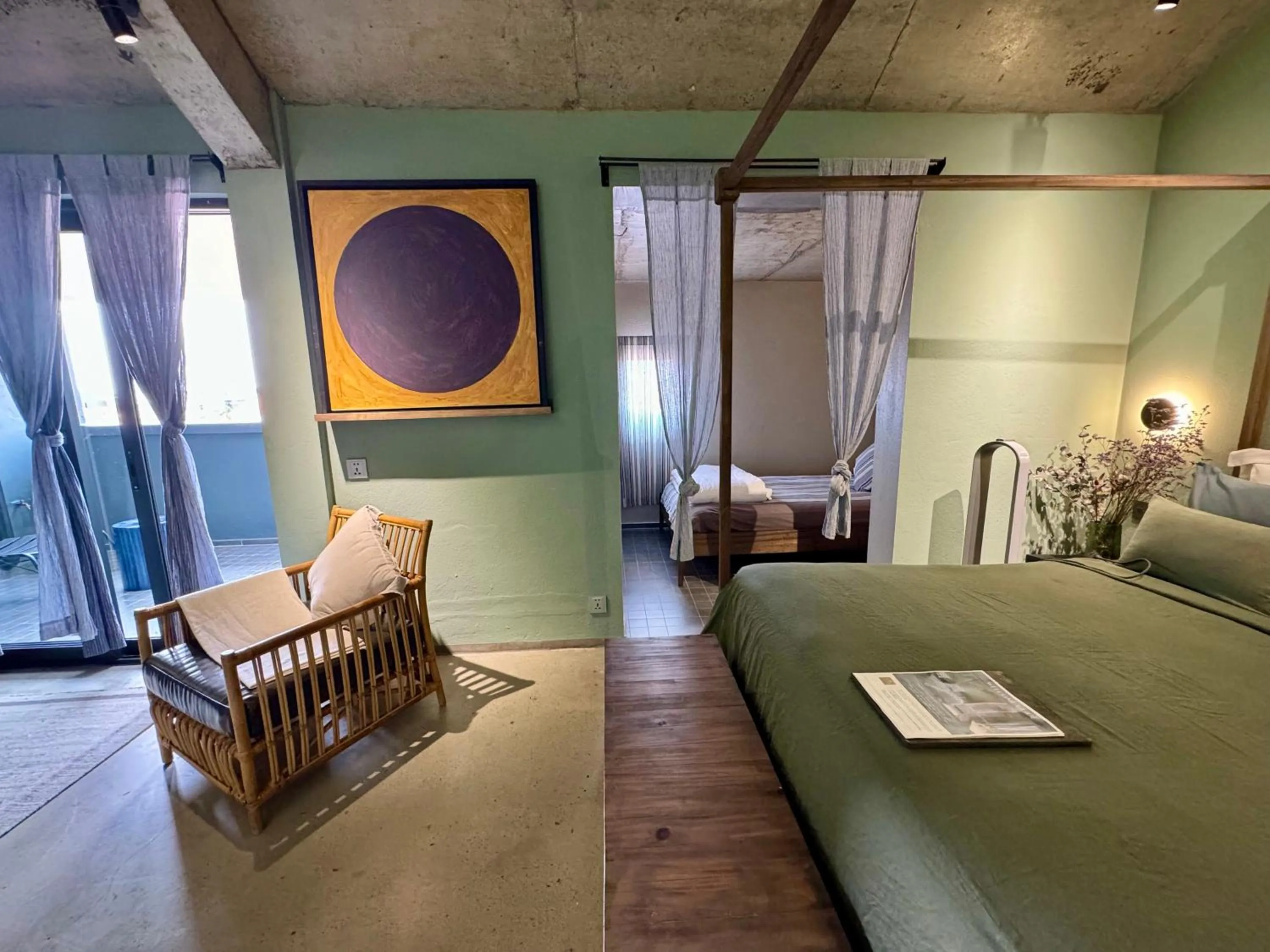 Balcony/Terrace, Bed in Kaia Gallery Hotel Hoi An