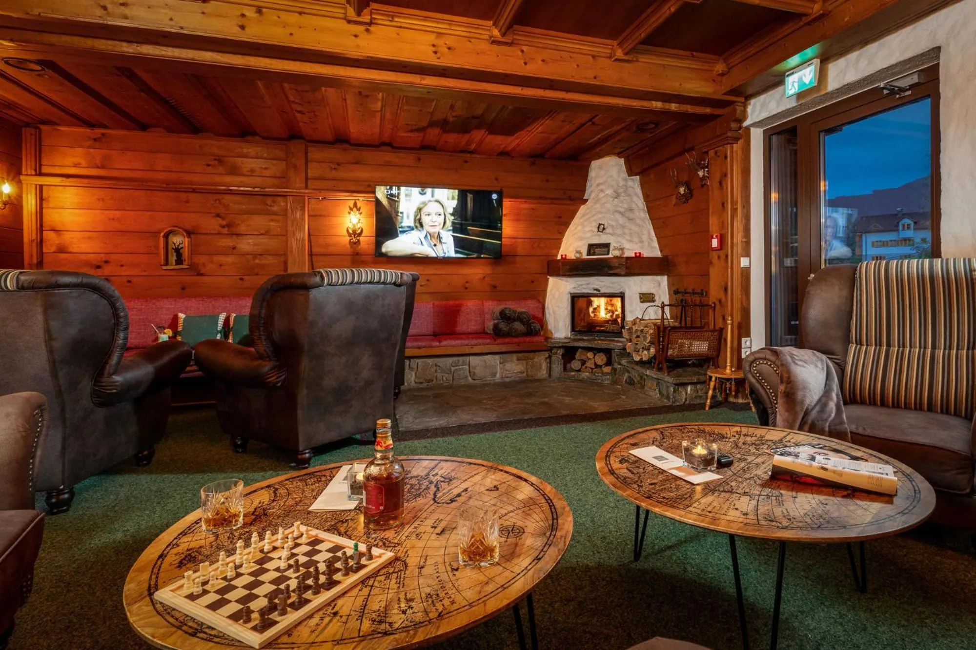 Communal lounge/ TV room in Landhaus St. Georg