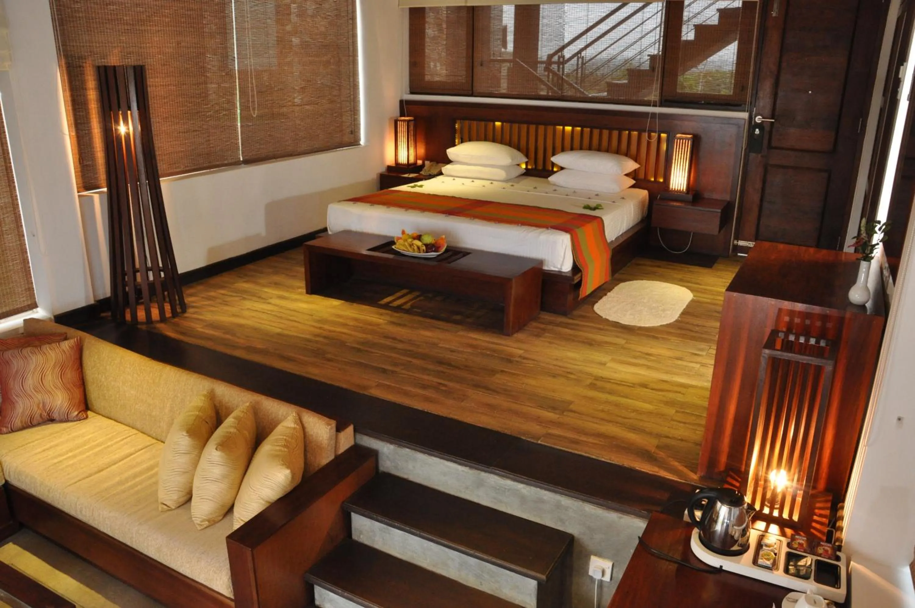 Photo of the whole room, Bed in Laya Safari Resorts & Spa