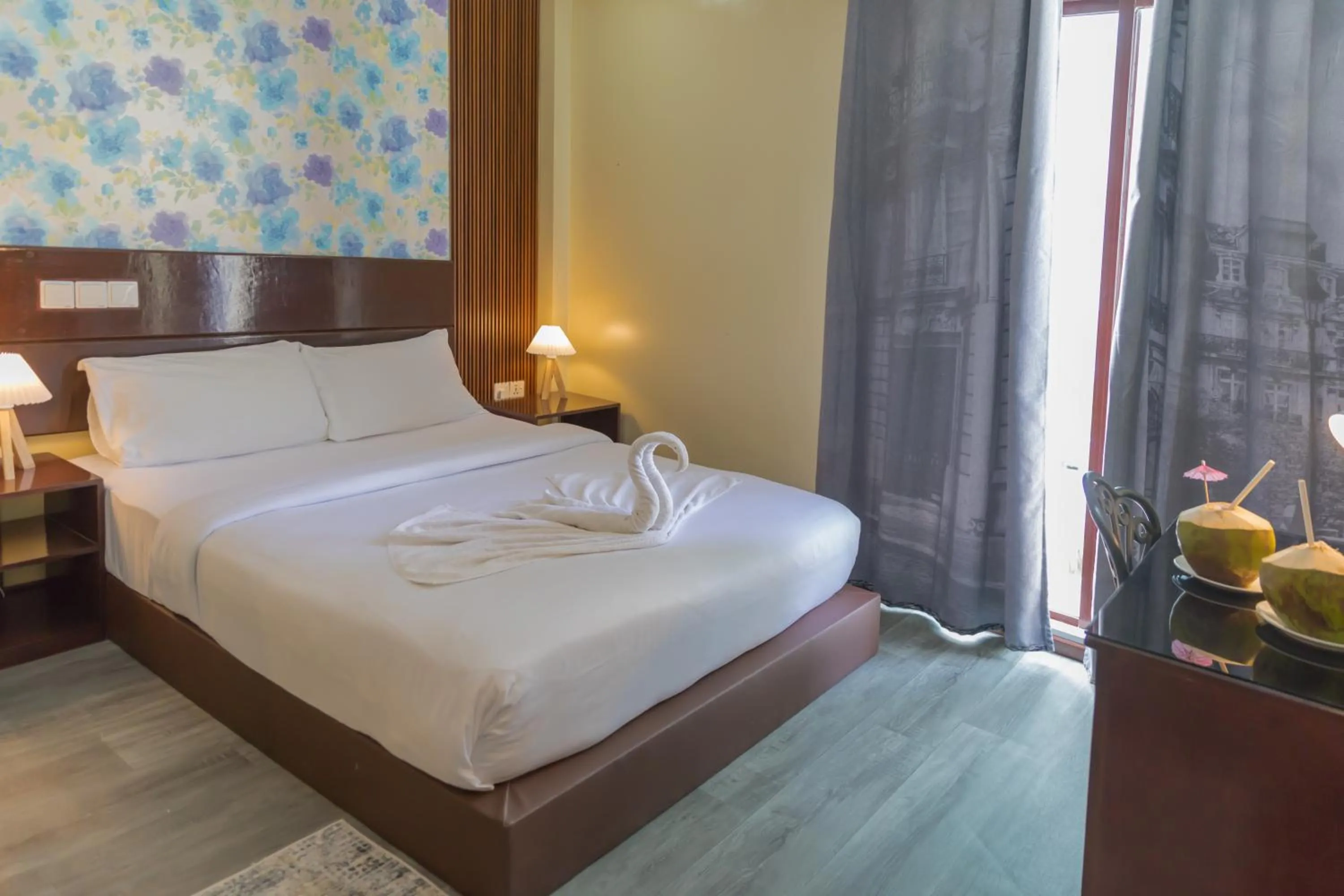 Bed in WhiteShell Island Hotel & Spa