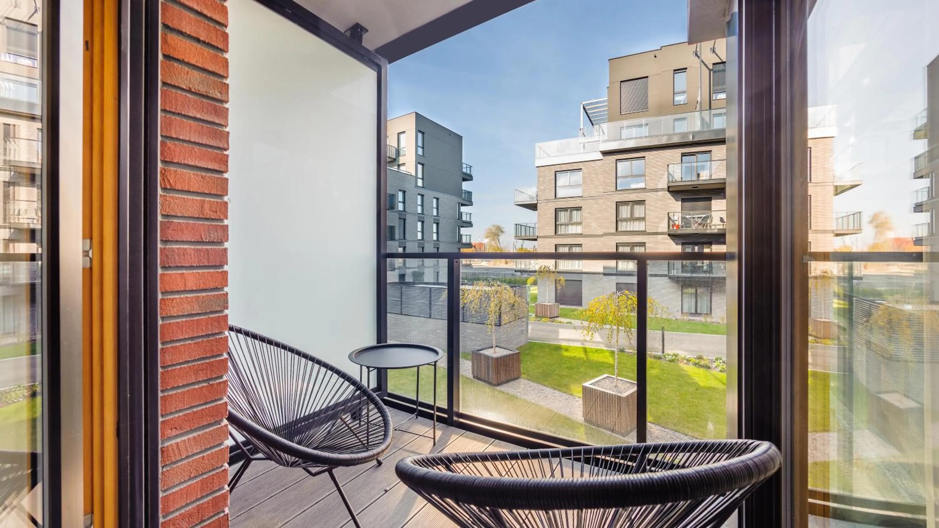 Balcony/Terrace in Nadmotławie z sauną, Sun & Snow