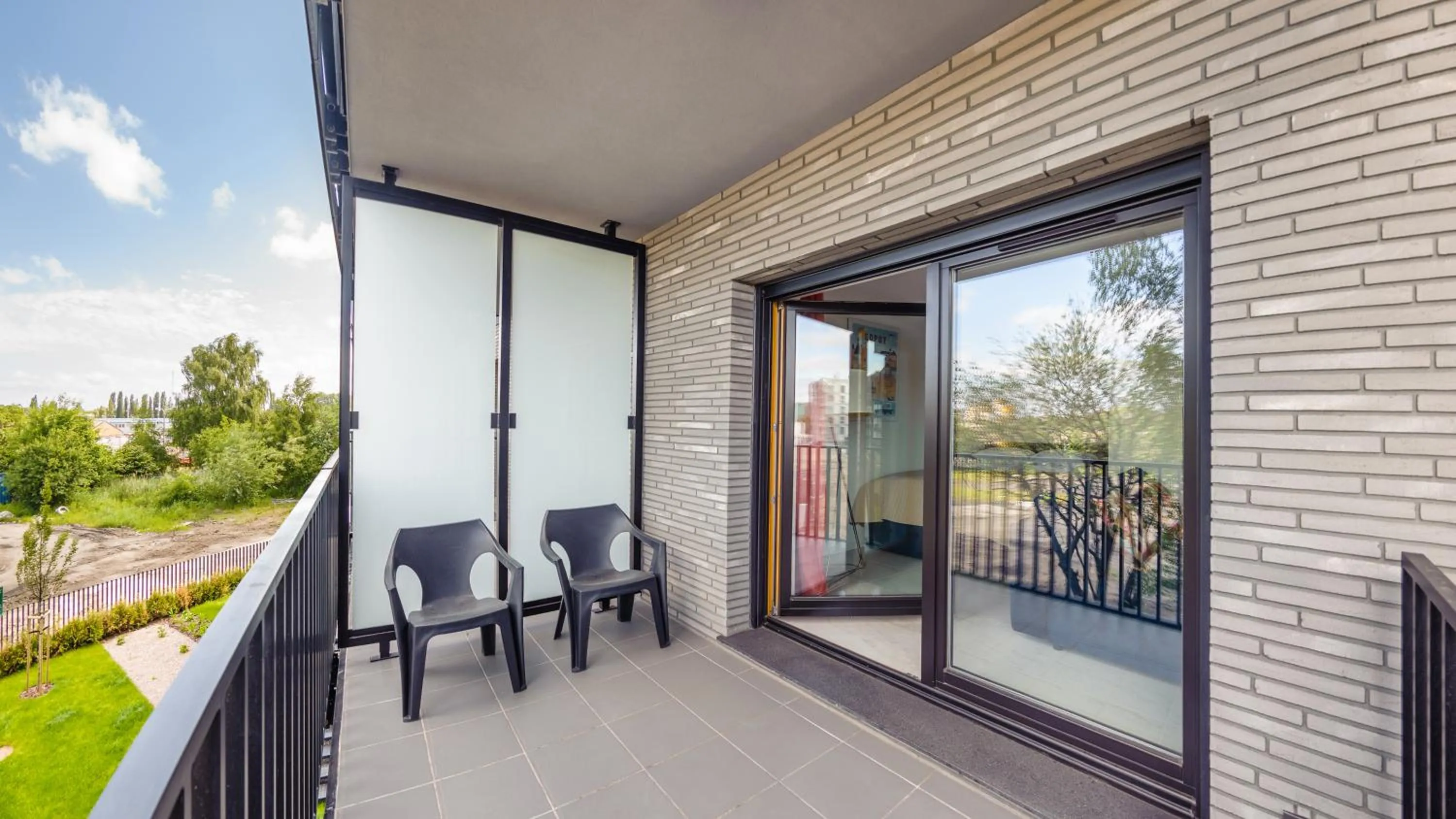 Balcony/Terrace in Nadmotławie z sauną, Sun & Snow