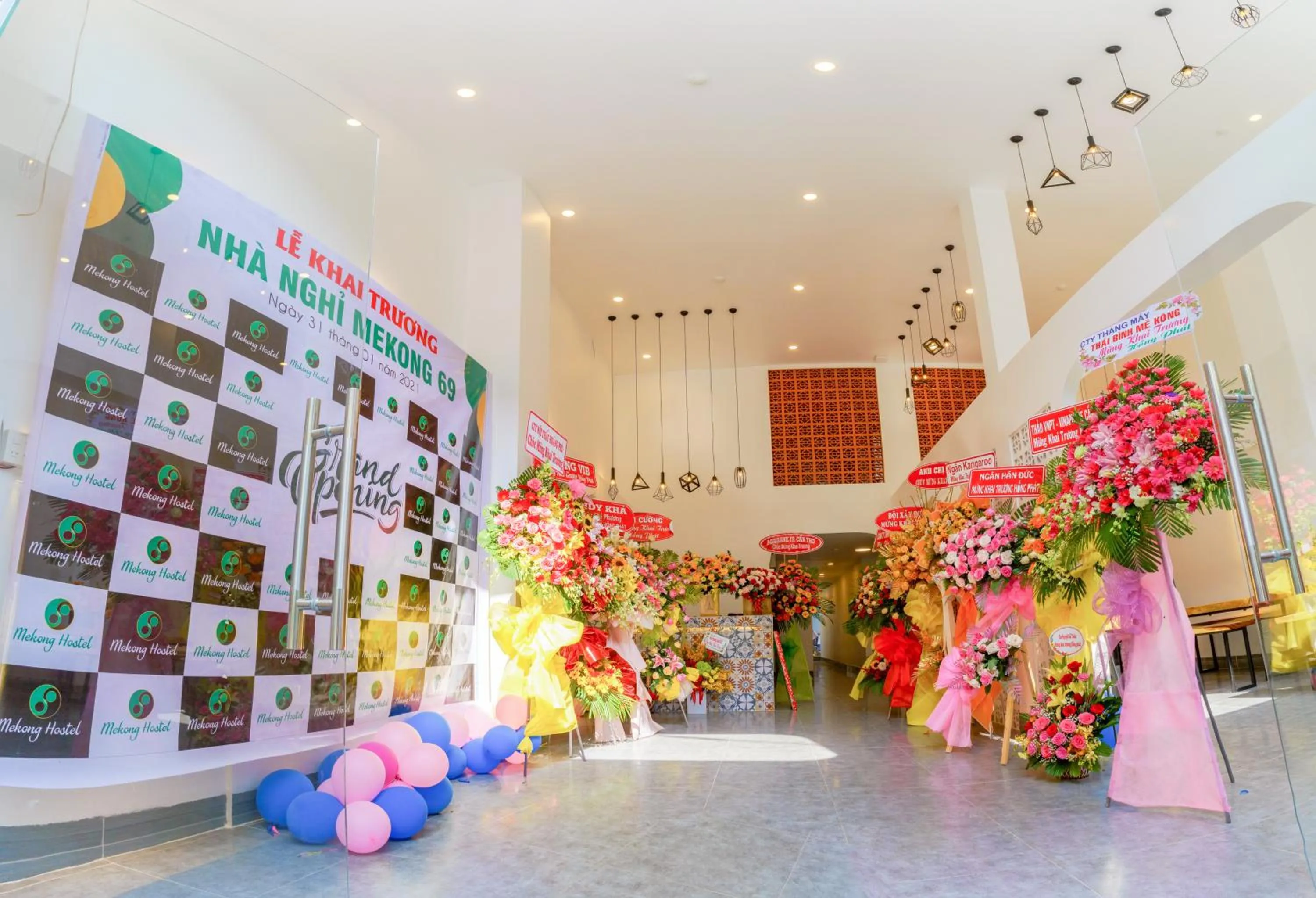 Lobby or reception in Mekong 69 Hostel