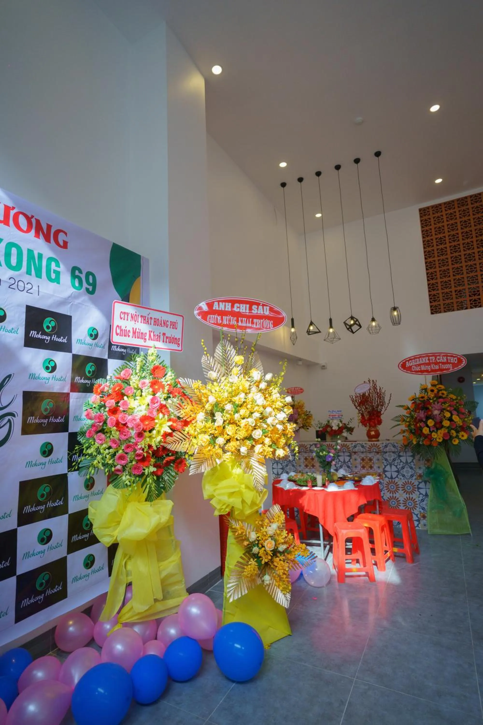 Lobby or reception in Mekong 69 Hostel