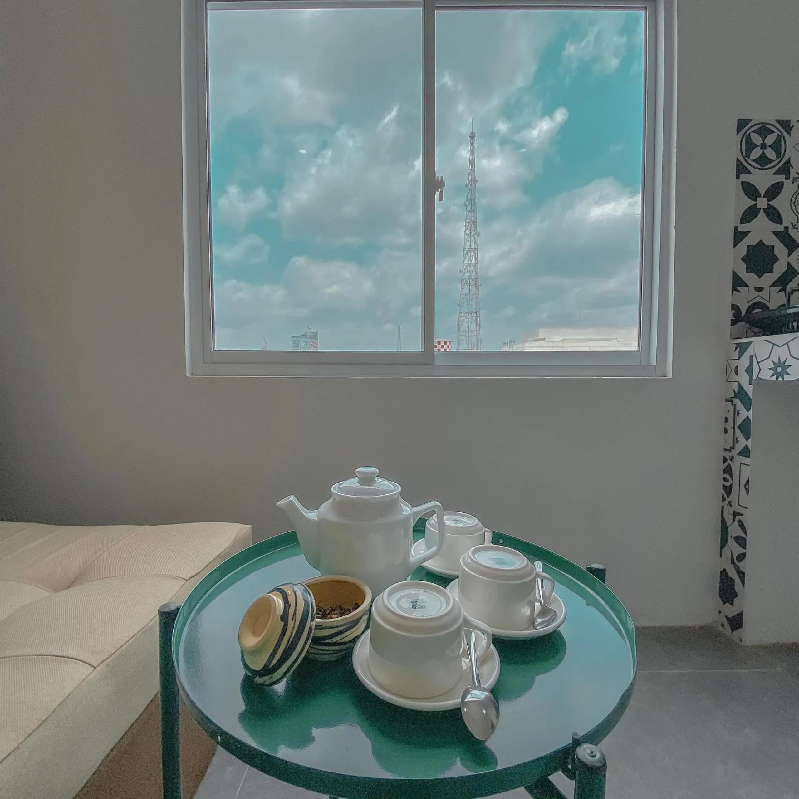 Living room in Mekong 69 Hostel