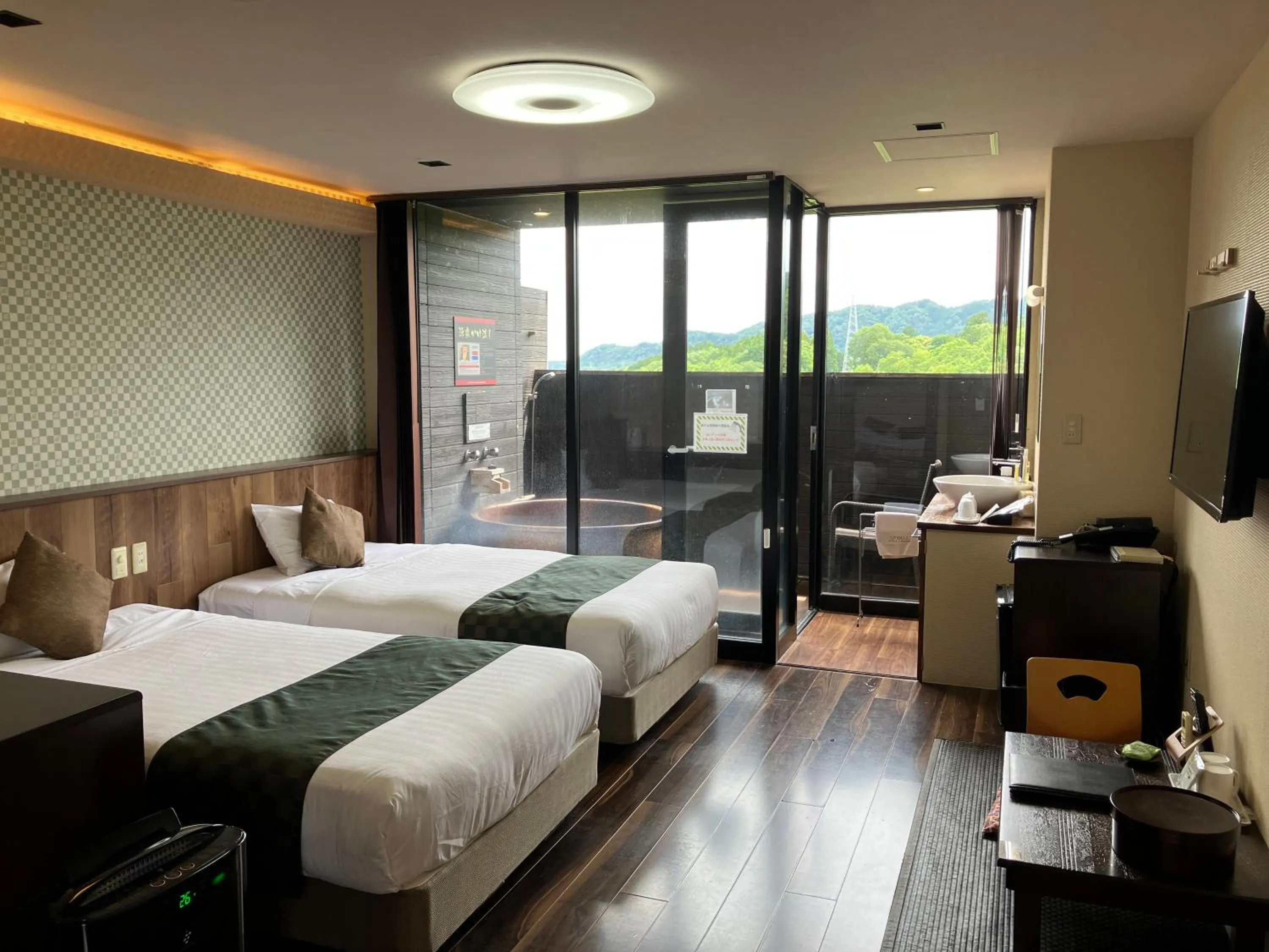 Photo of the whole room, Bed in LiVEMAX RESORT Kinugawa