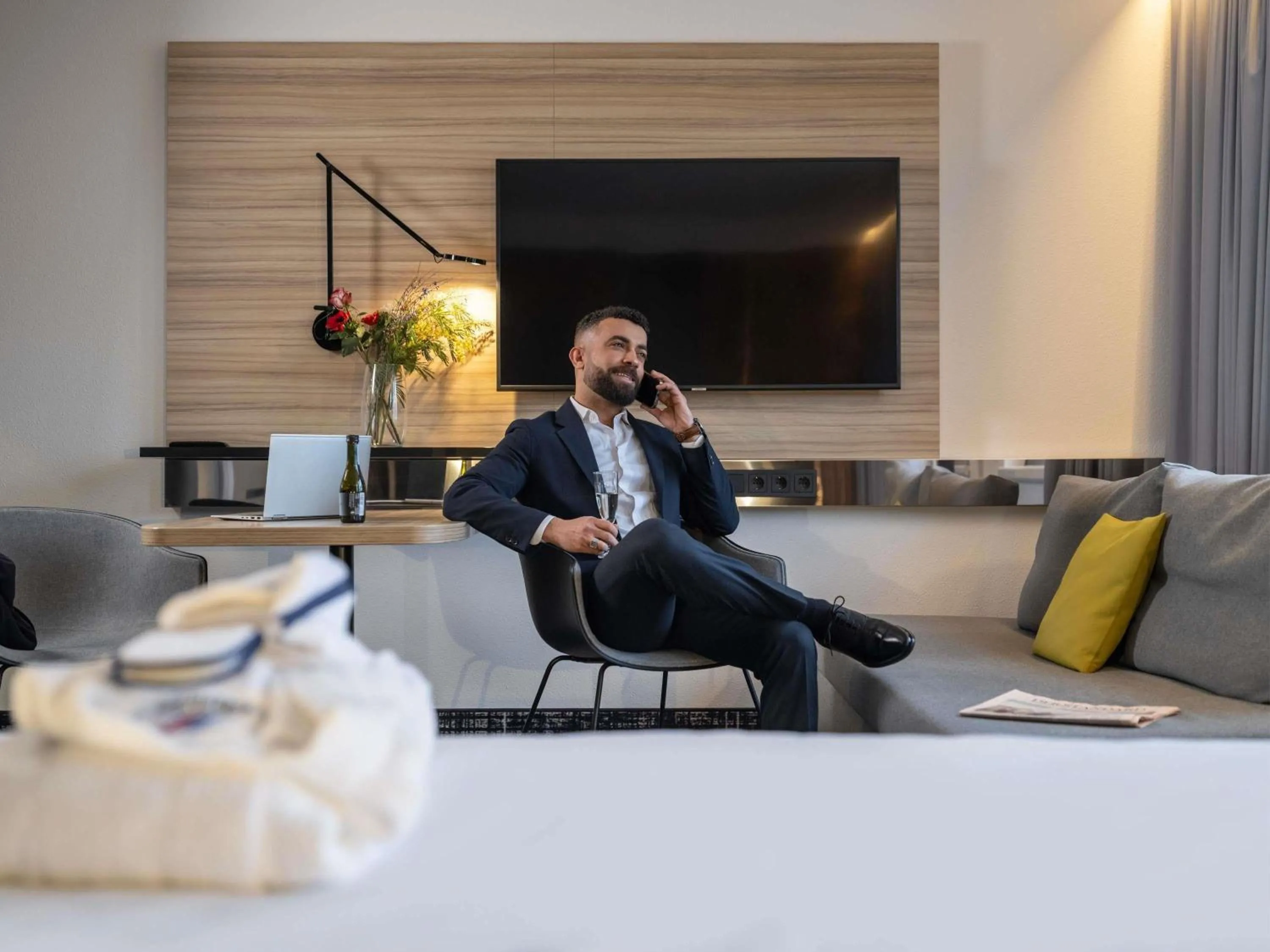 Bedroom in Novotel Suites Wien City Donau