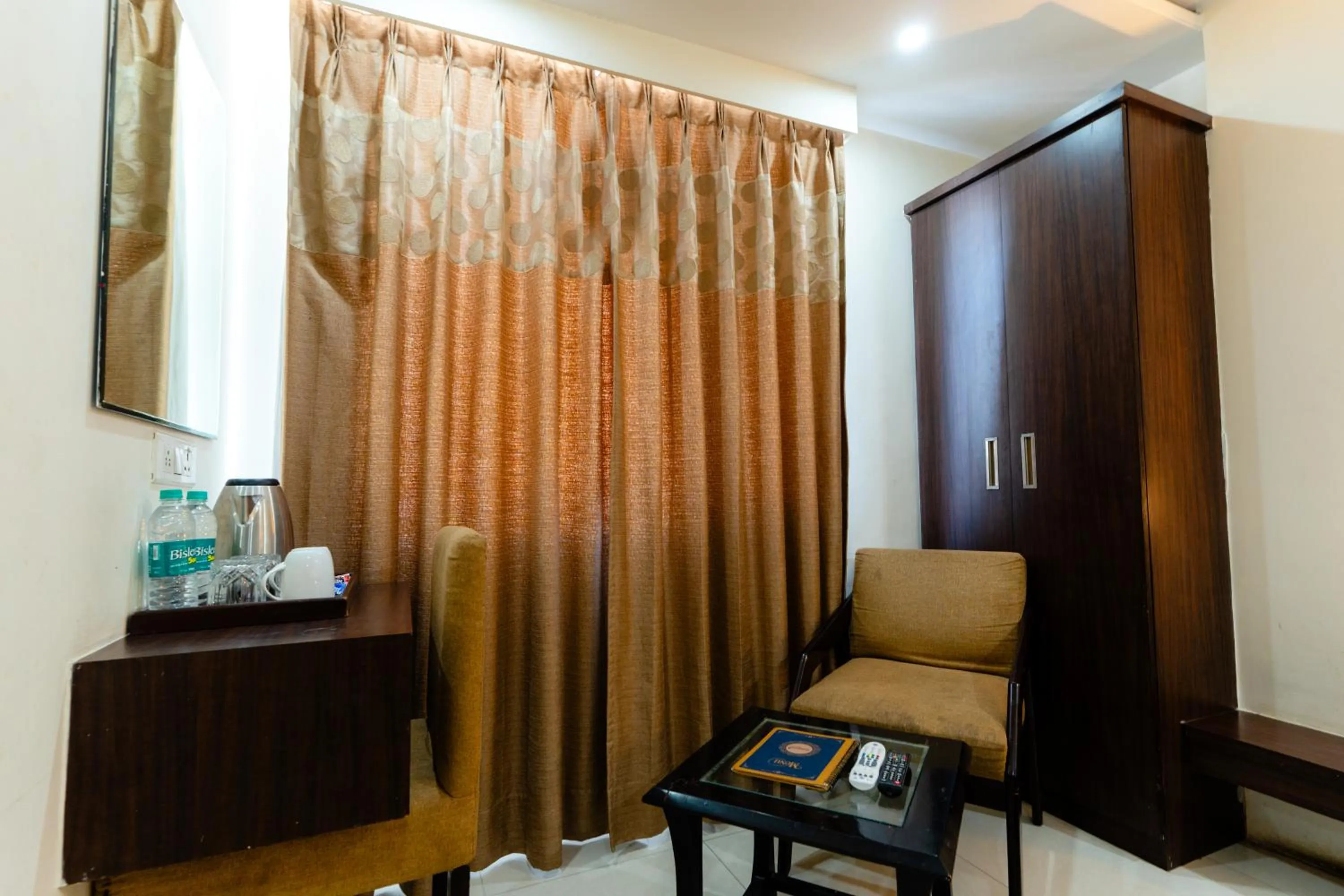 Seating area in Hotel Krishna by KeyMagics