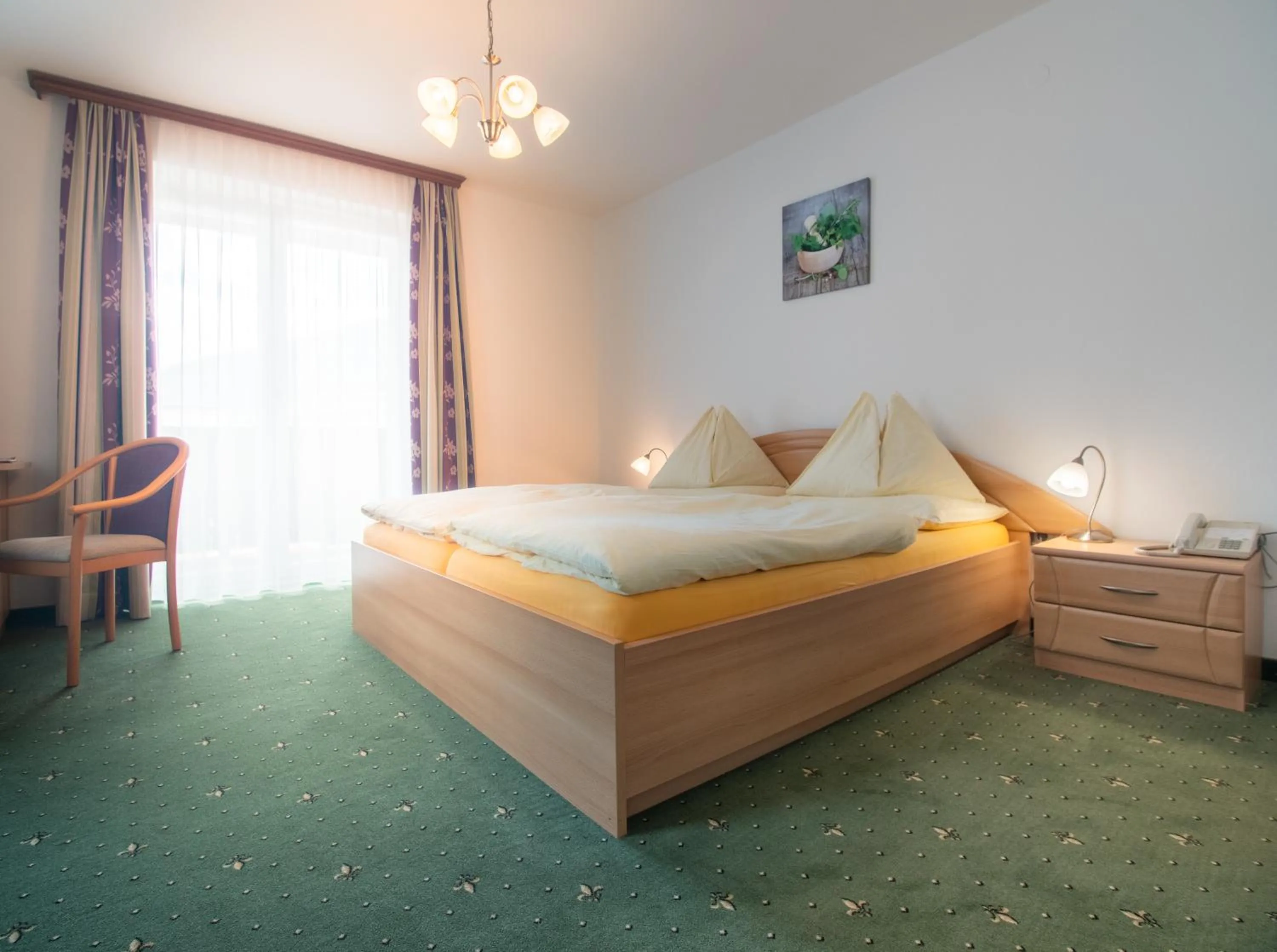 Bed in Pension Gstrein