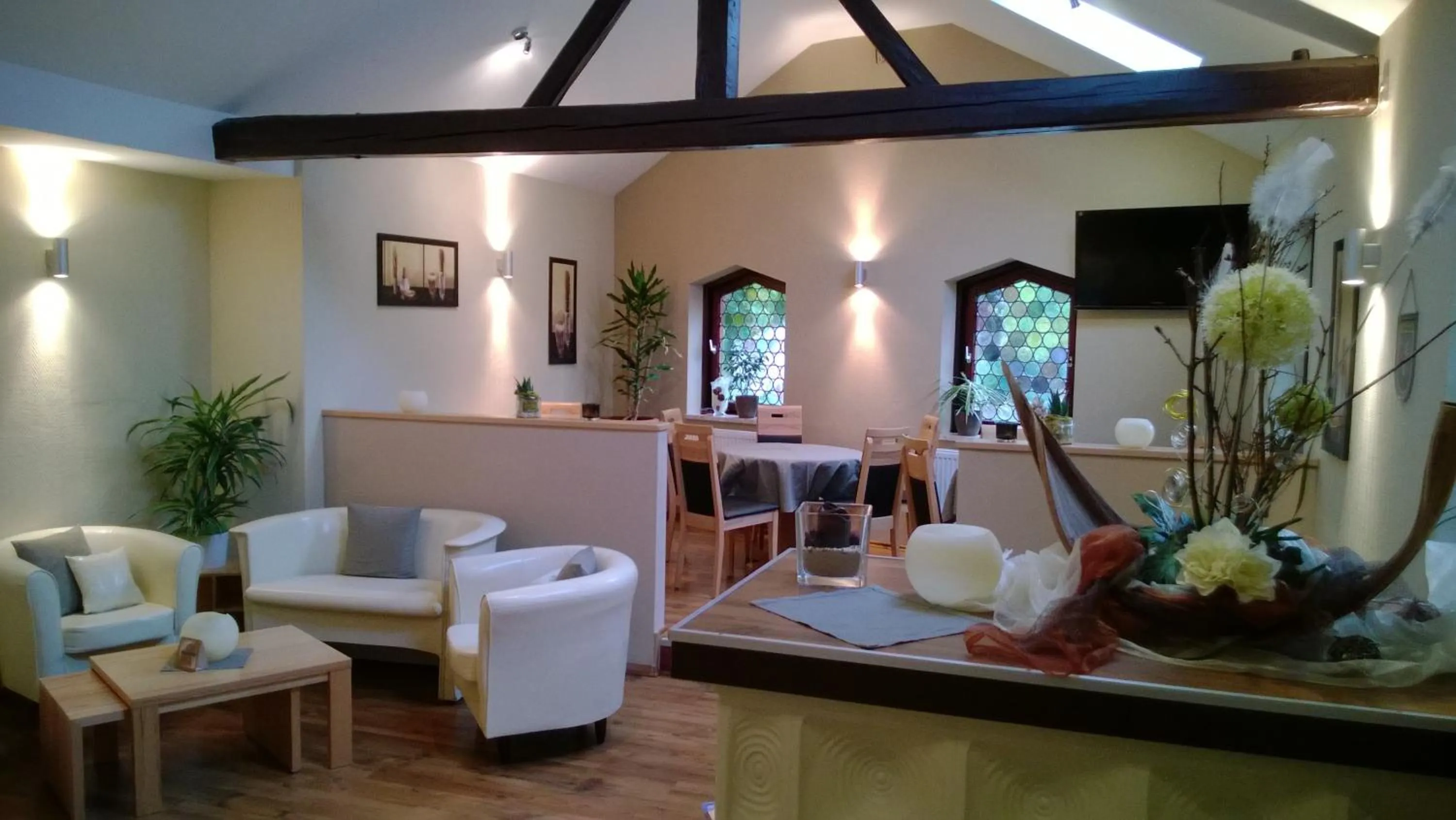 Lobby or reception in Landhotel Vierjahreszeiten