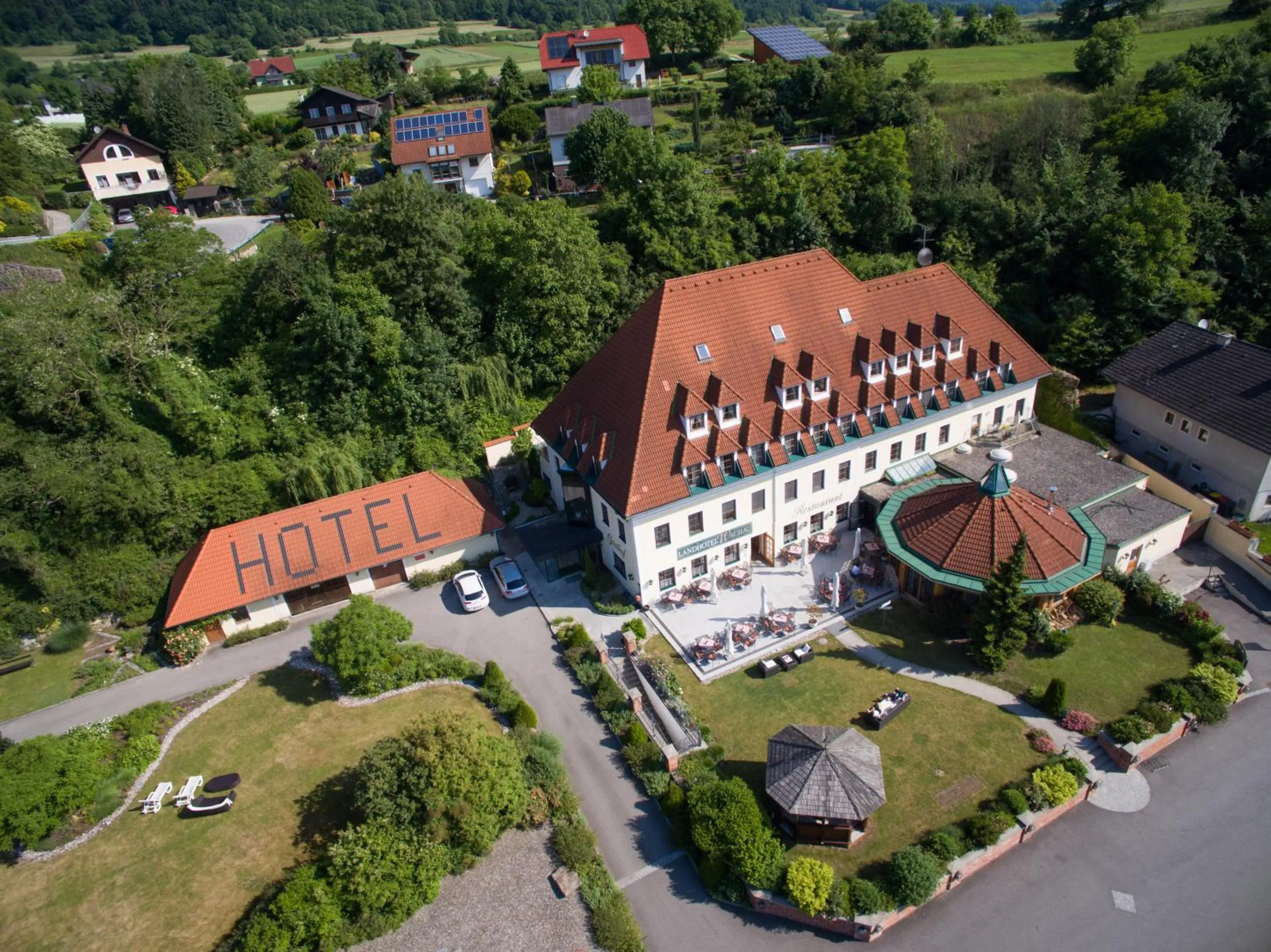 Bird's eye view in Landhotel Wachau - Hotel Garni
