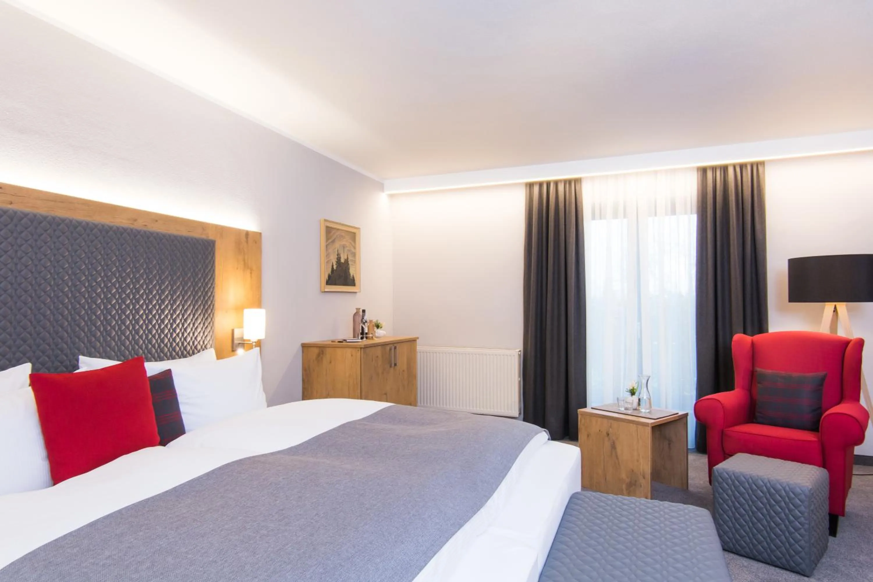 Photo of the whole room, Bed in Genusshotel "Zum Wendl"