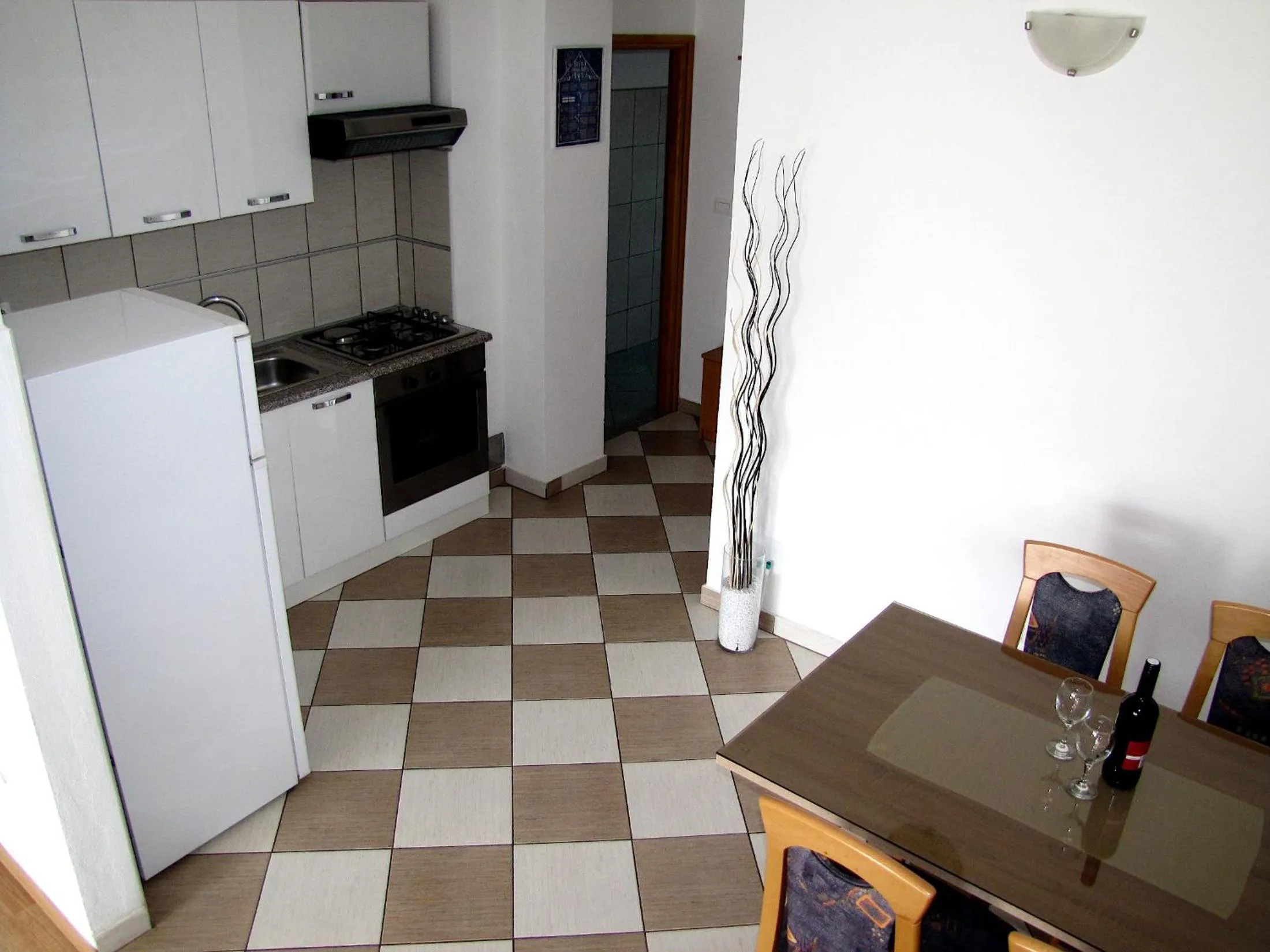 Kitchen or kitchenette in Apartments Klanac
