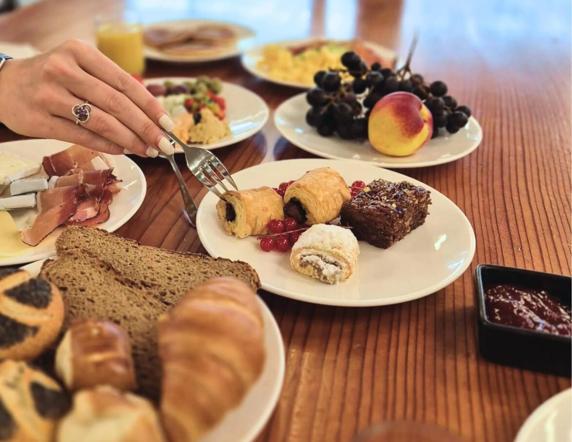 Breakfast in FIRMAMENT Hotel