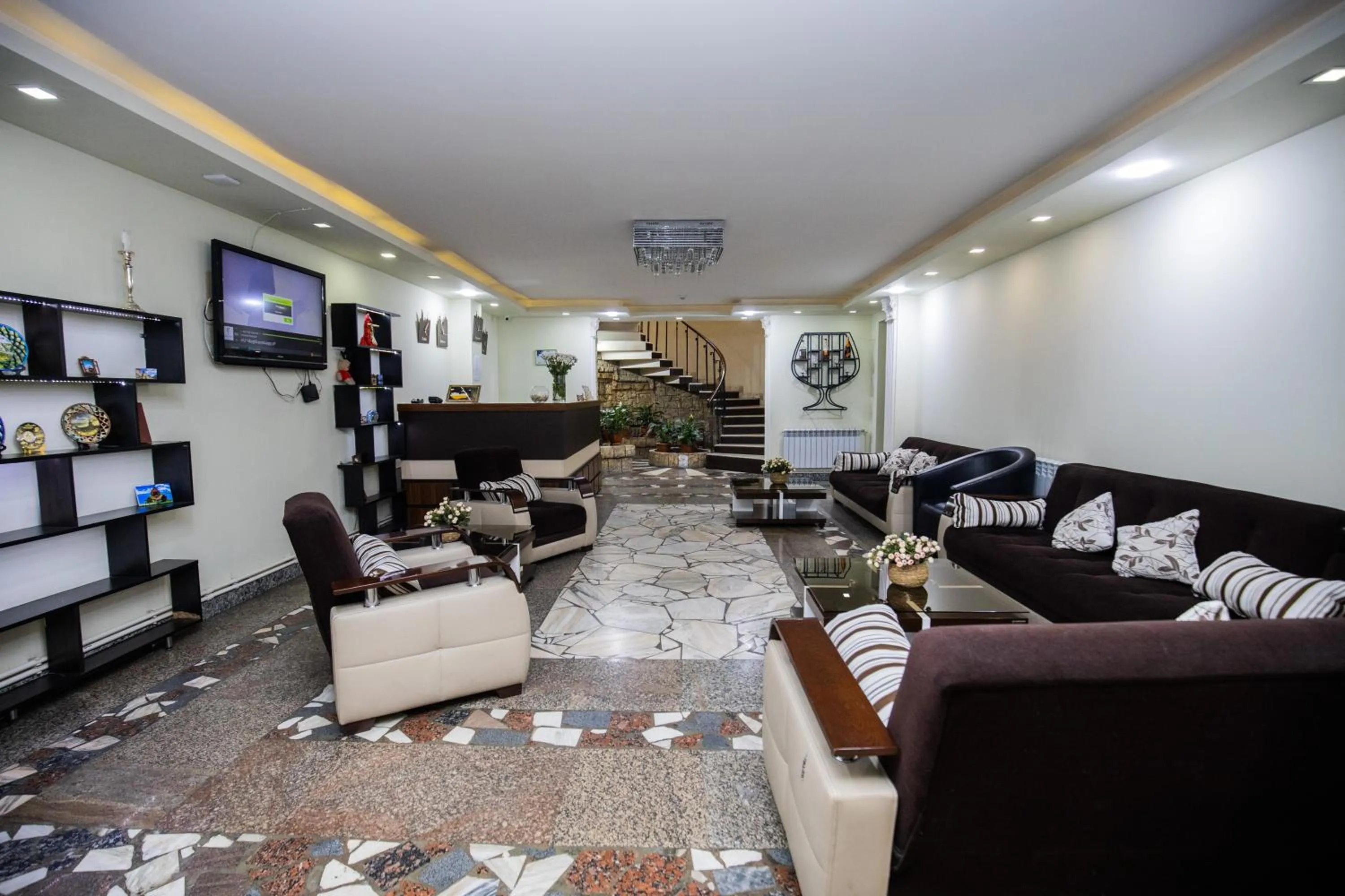 Communal lounge/ TV room in Hotel Tigran Mets Yerevan