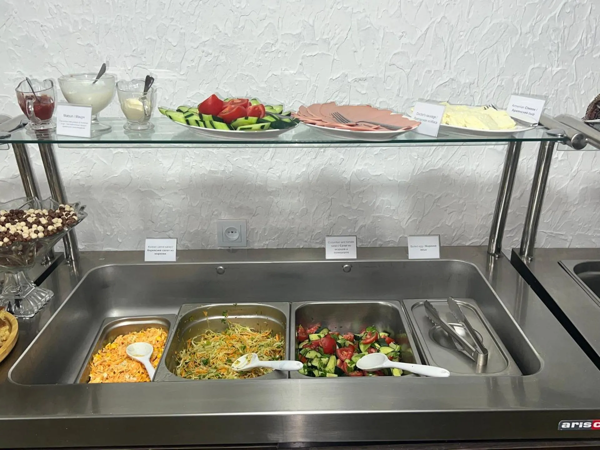 Breakfast in Hotel Tigran Mets Yerevan